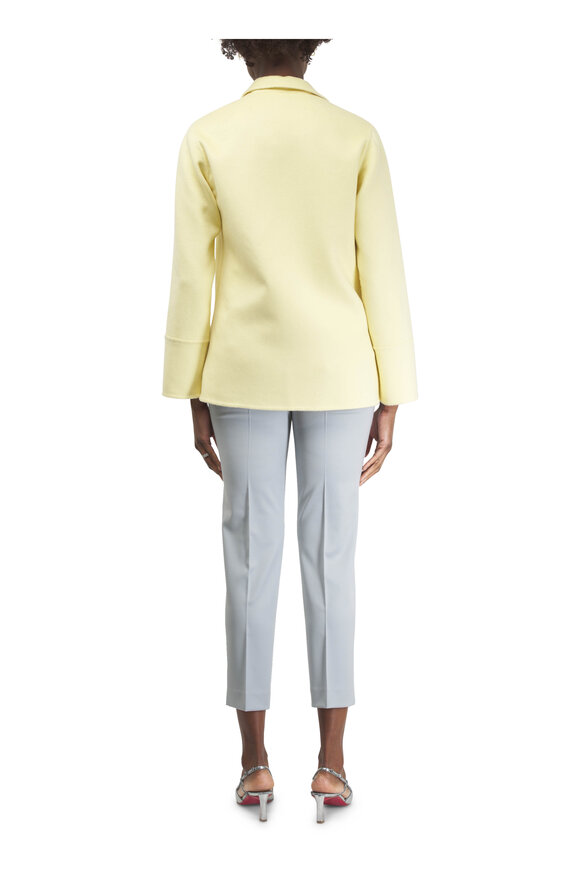 Kiton - Light Yellow Double Faced Cashmere Jacket