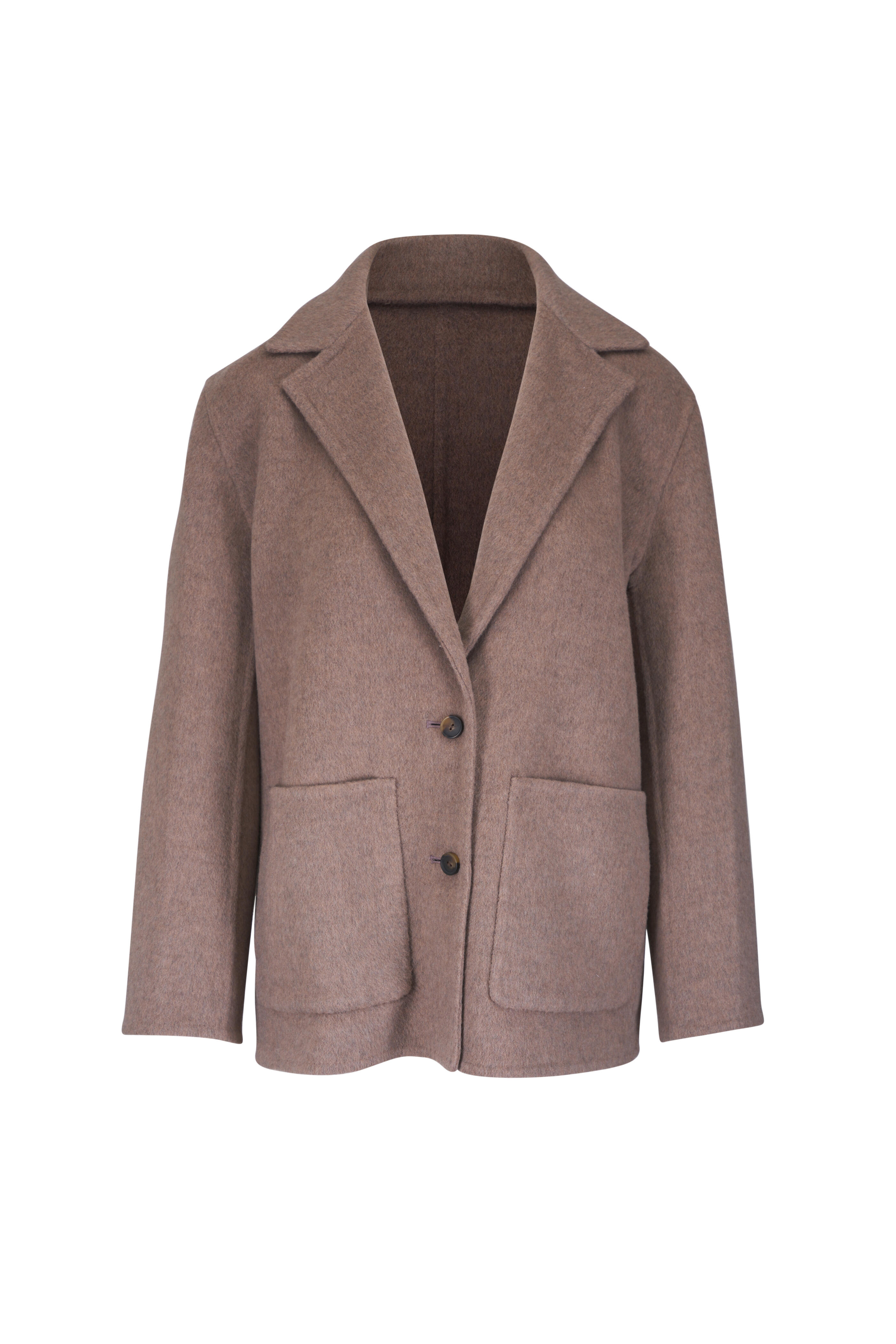 Vince - Heather Doe Double-Faced Cardigan Blazer