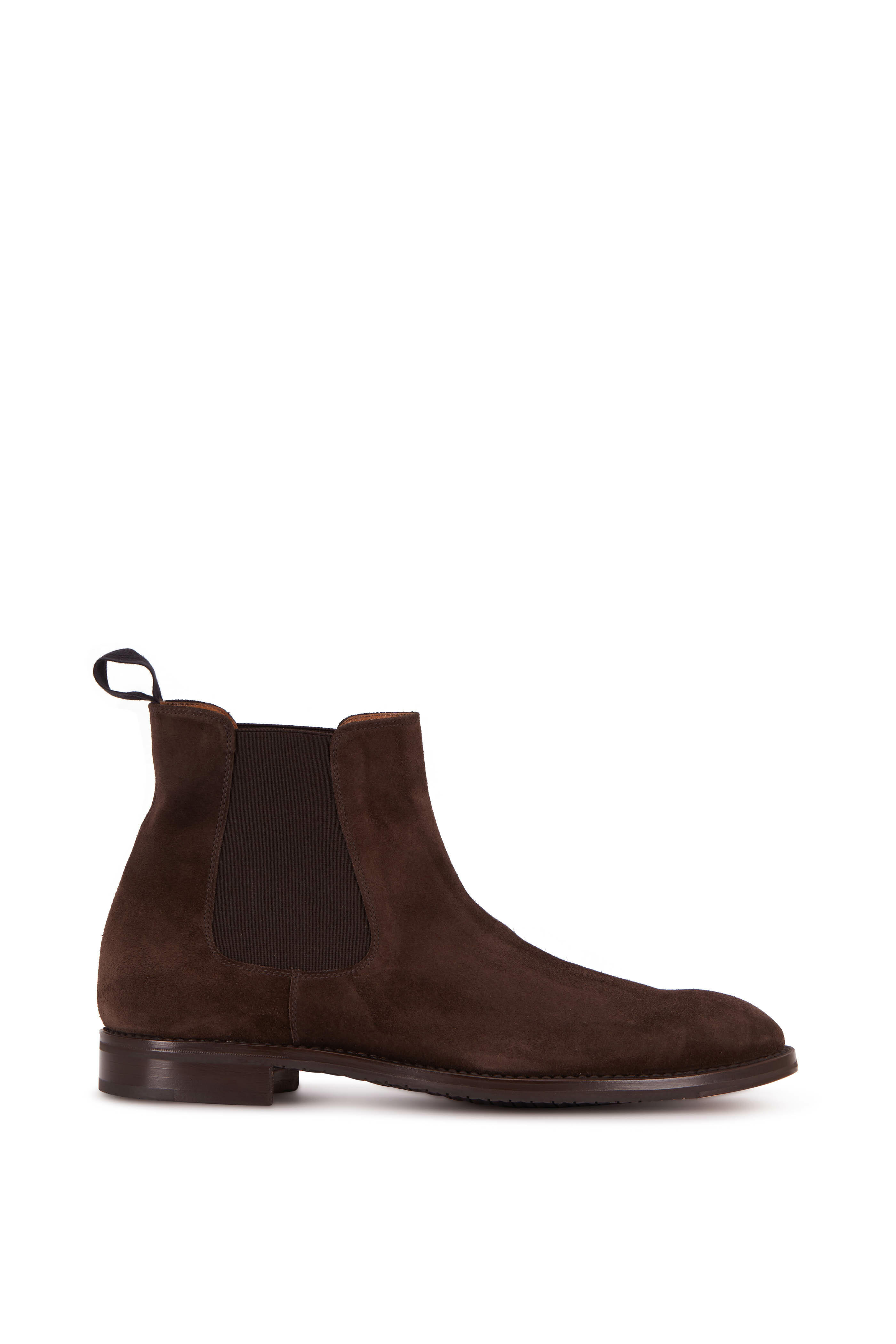 Gravati Dark Brown Suede Chelsea Boot Mitchell Stores