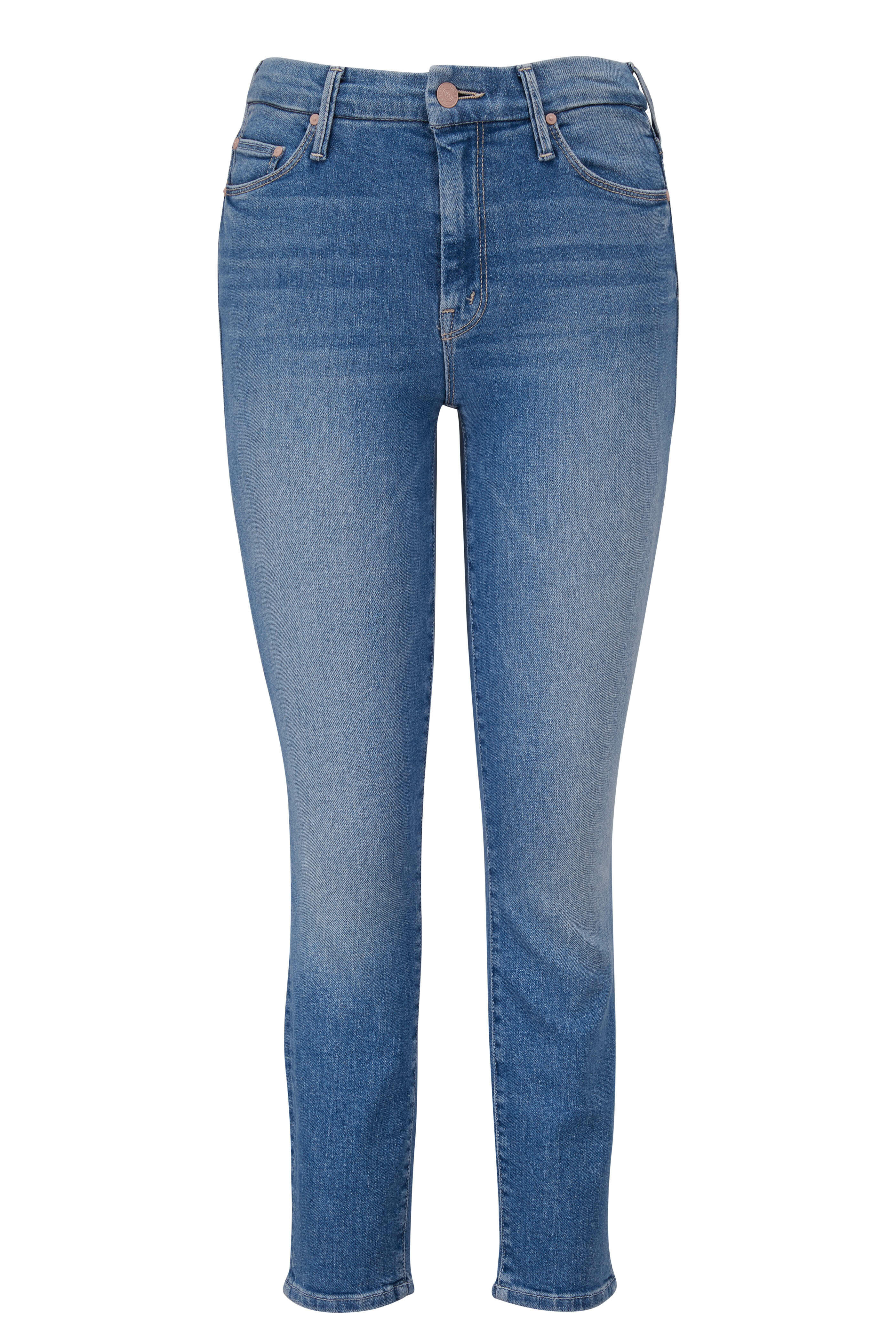【関税＆送料込み】Moncler Crop Straight Leg Jeans Moncler Jeans for Women | Online Sale up to 60% off | Lyst