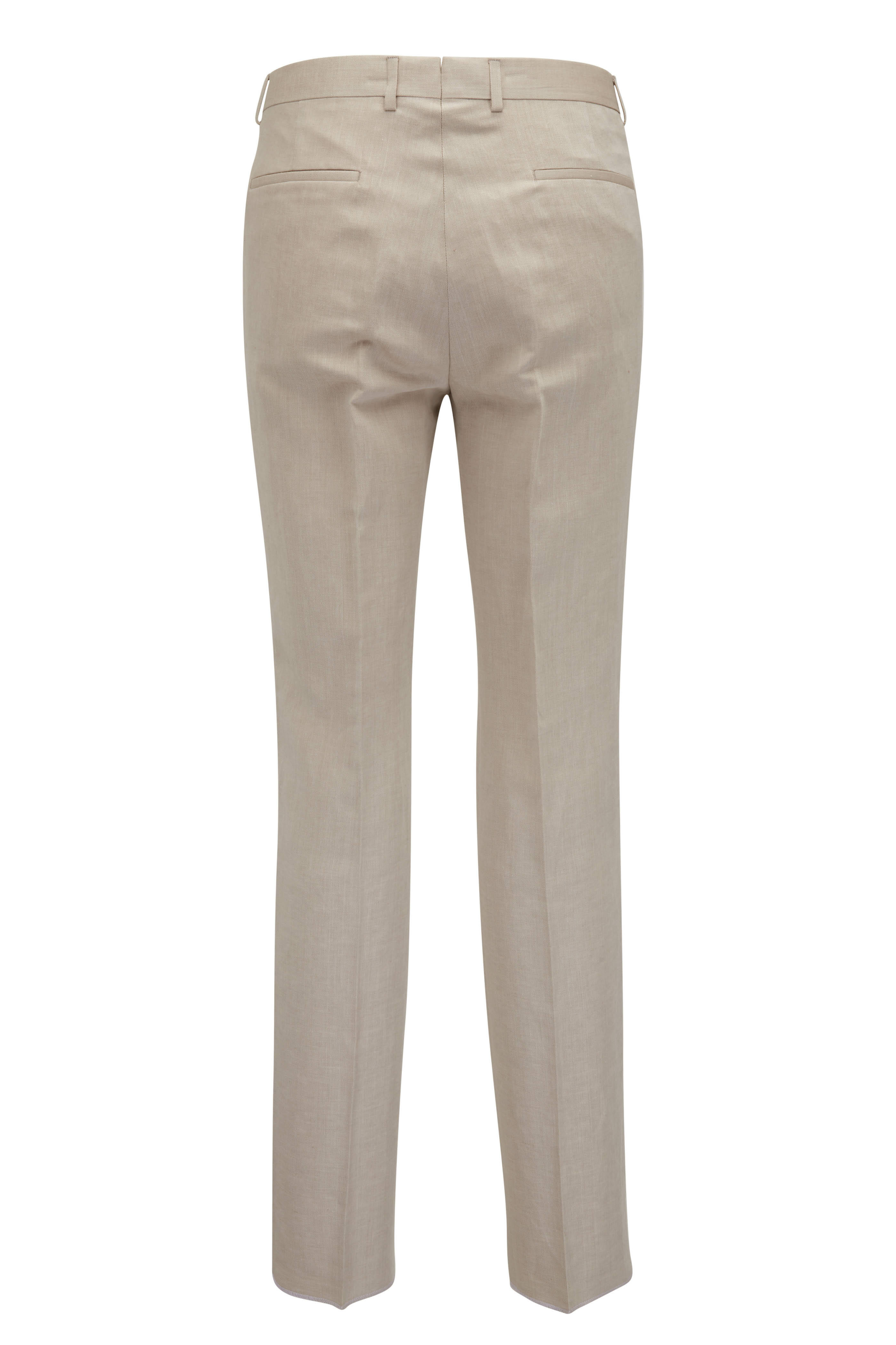 Zegna - Natural Stretch Linen Dress Pant | Mitchell Stores