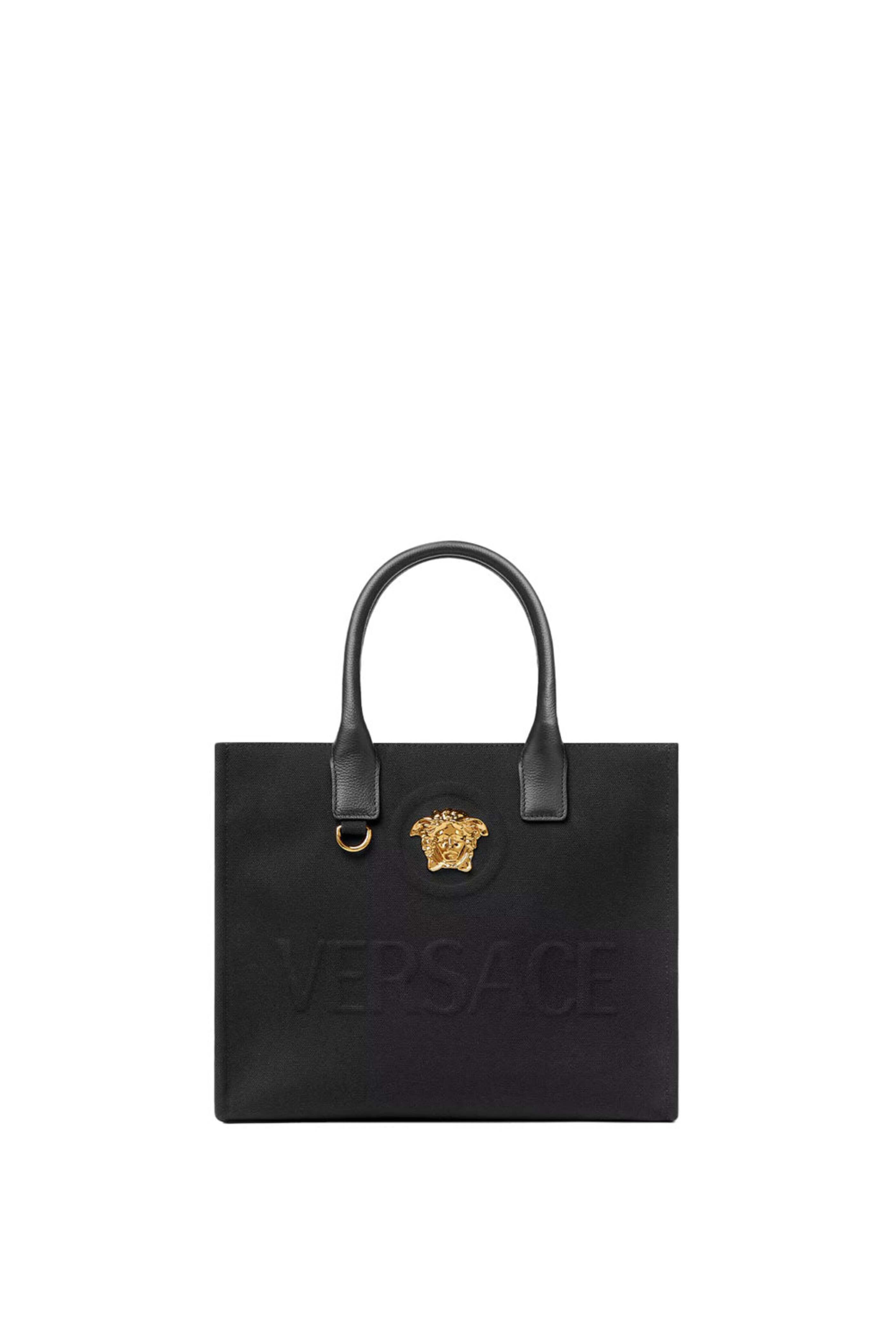 Versace - Small La Medusa Canvas Fabric Tote Bag