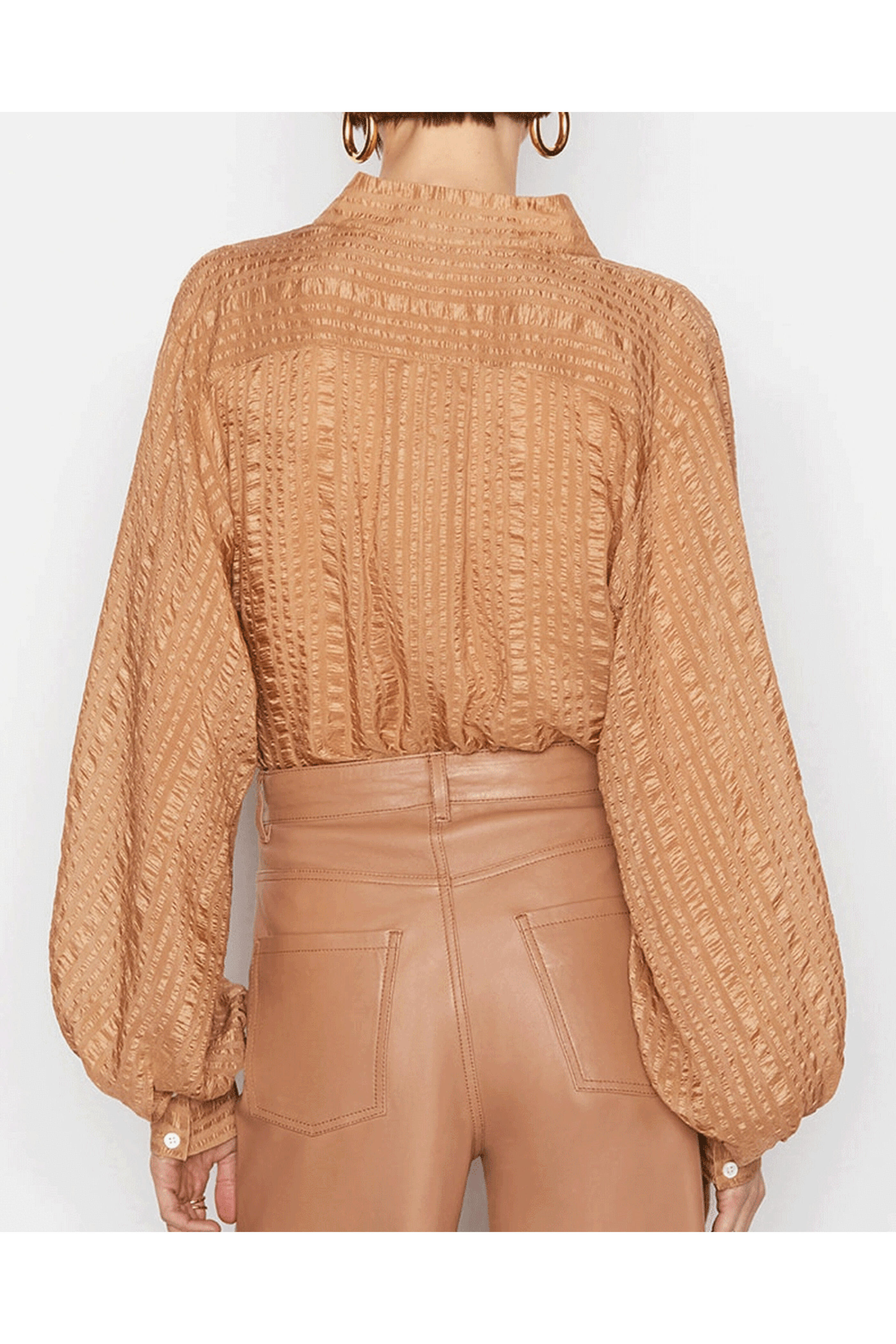 Frame - Latte V Neck Blouse