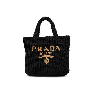■MiuMiu■ Crochet Raffia Tote Bag Natural Cognac 5BA283ADO1 Beige/cognac Raffia-effect Crochet Fabric Tote Bag | Miu Miu