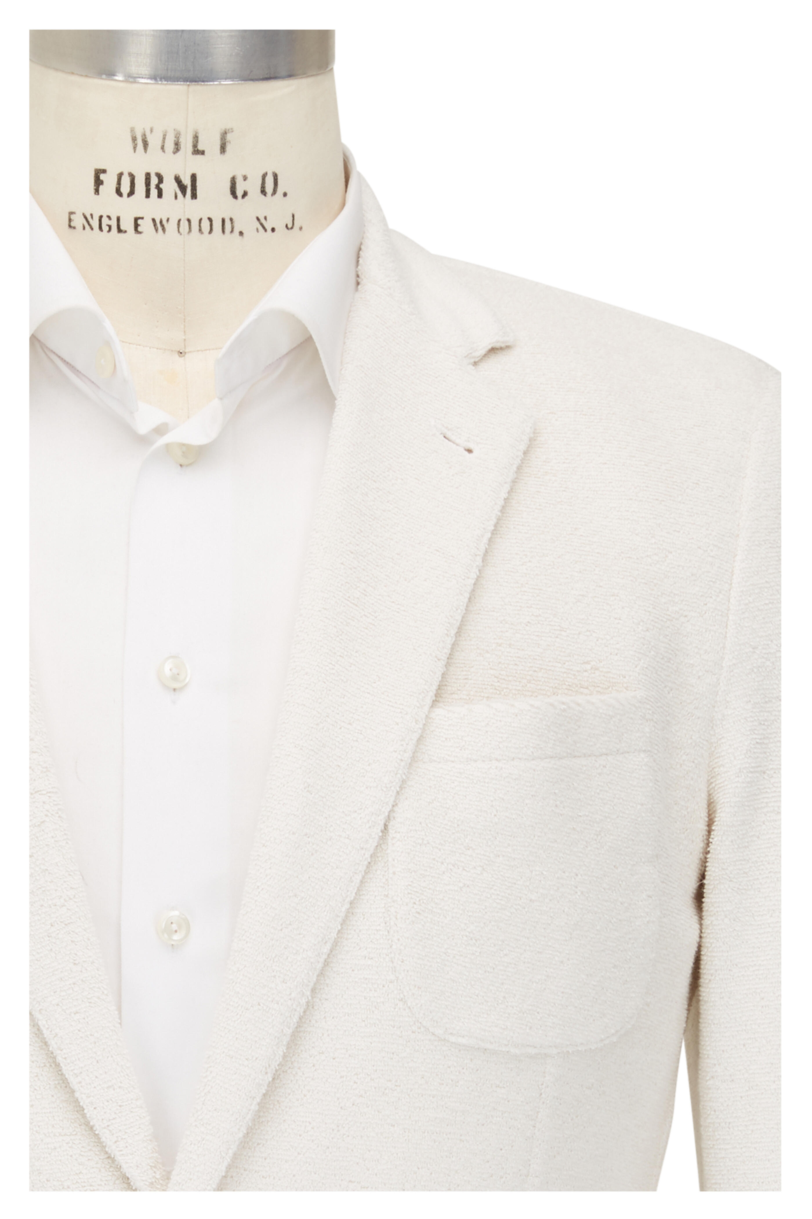 Orlebar Brown - Edgar x Towling White Sand Terry Jacket