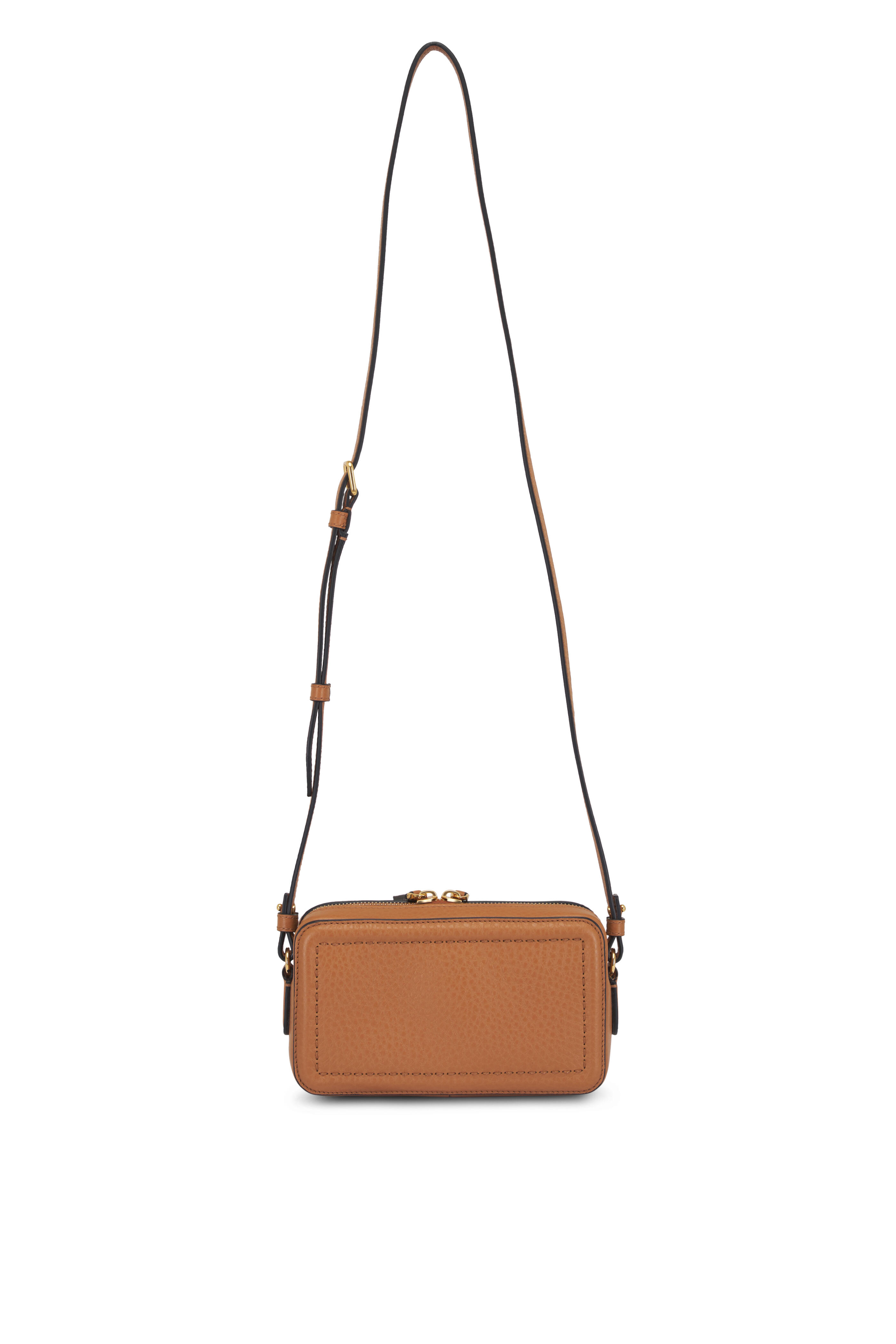 Valentino Garavani - Mini Alltime Almond Leather Camera Bag