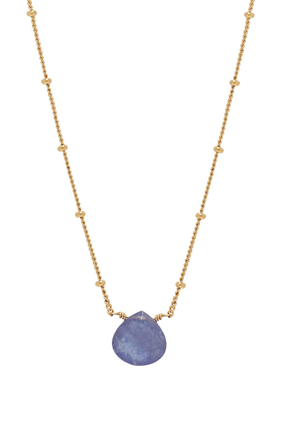 Cristina V. - Lapis Briolette Necklace