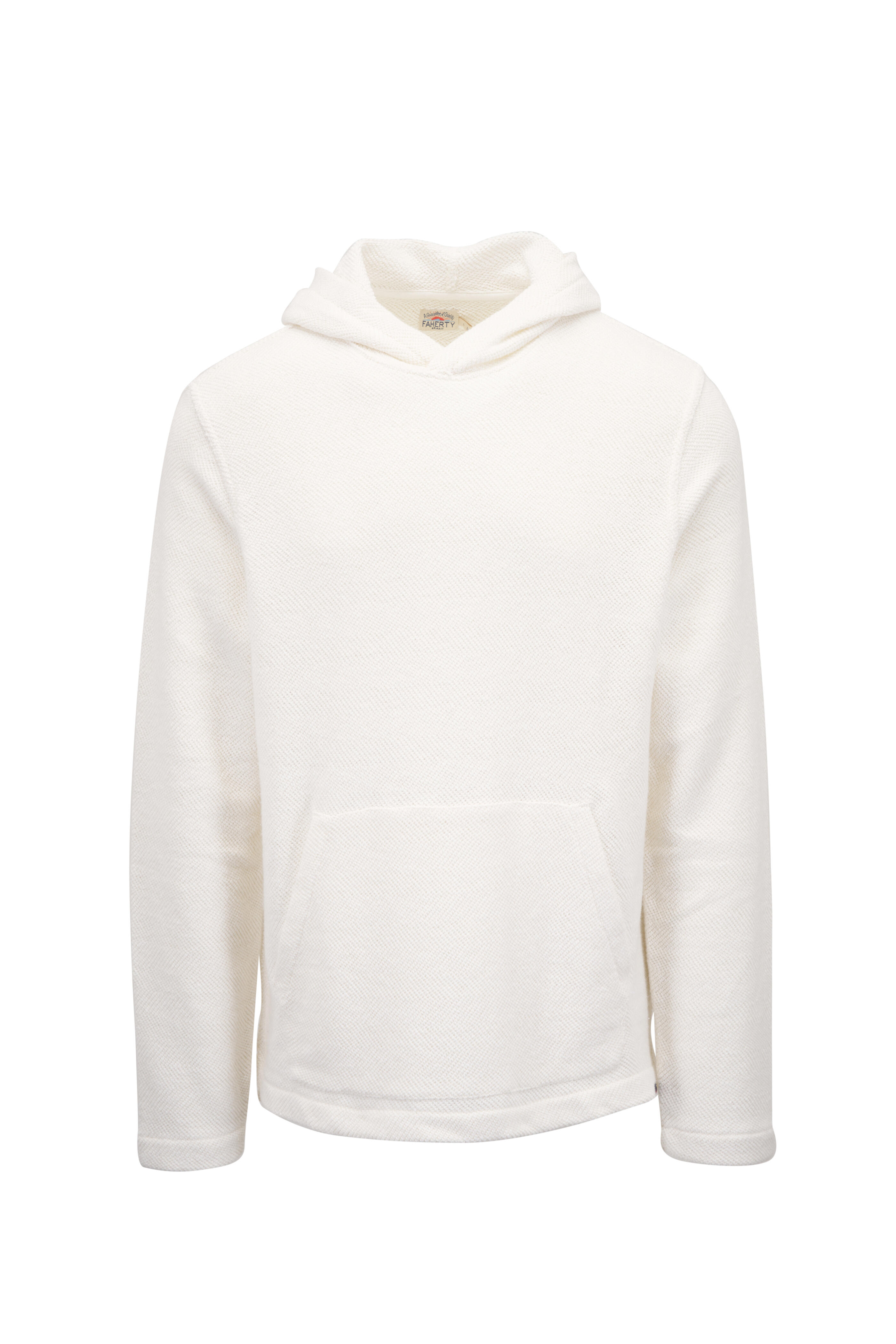 Faherty Brand - Whitewater Ivory Shell Hoodie