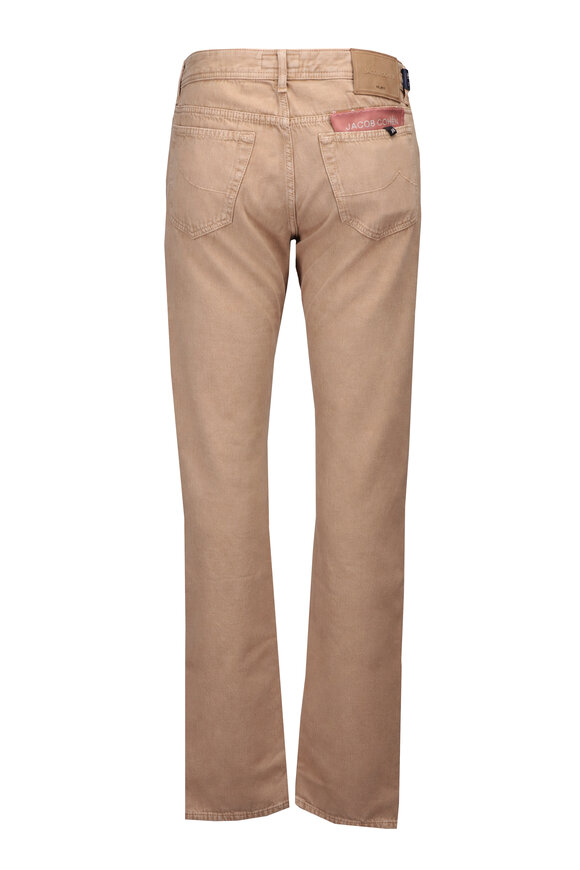 Jacob Cohen Bard Fast Light Brown Five Pocket Pant - view 2