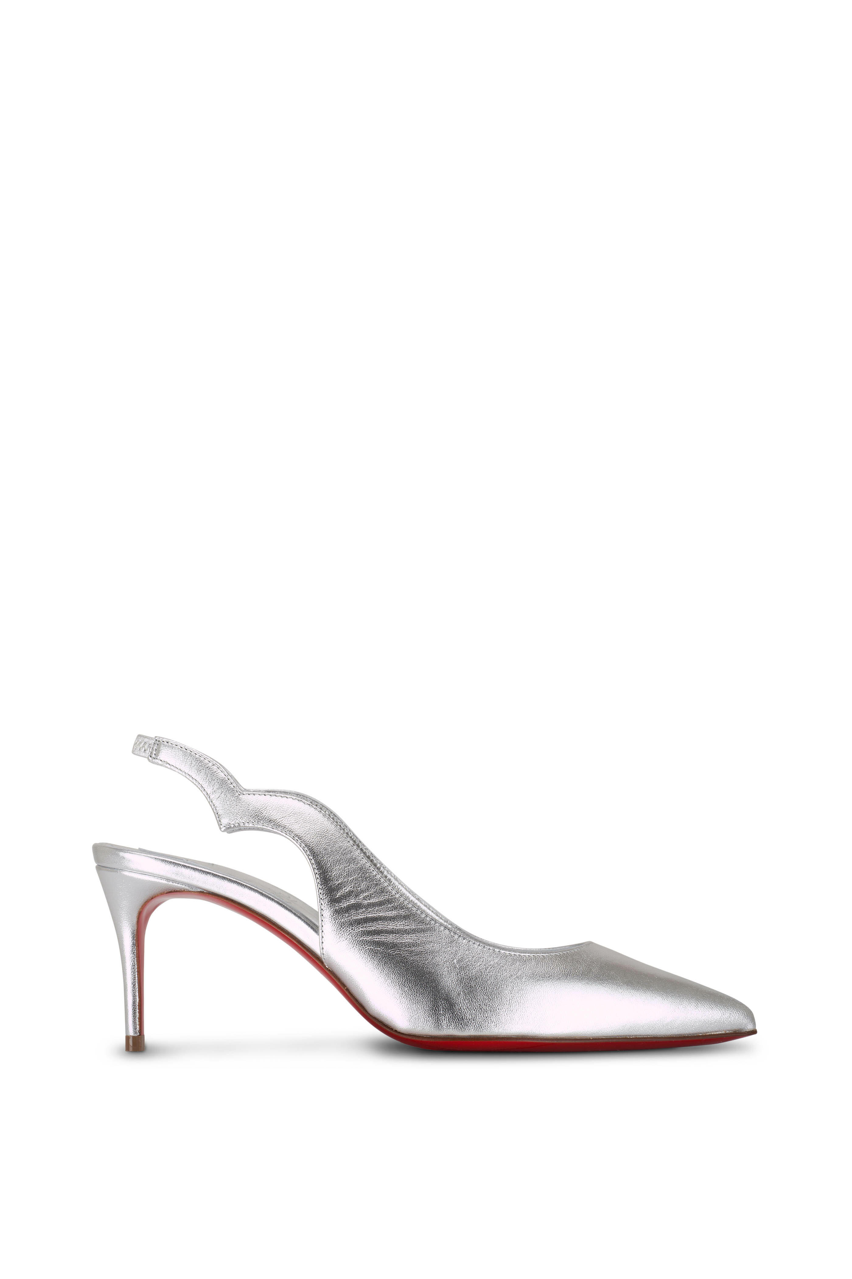 CHRISTIAN LOUBOUTIN Hot Chick Sling patent-leather slingback pumps