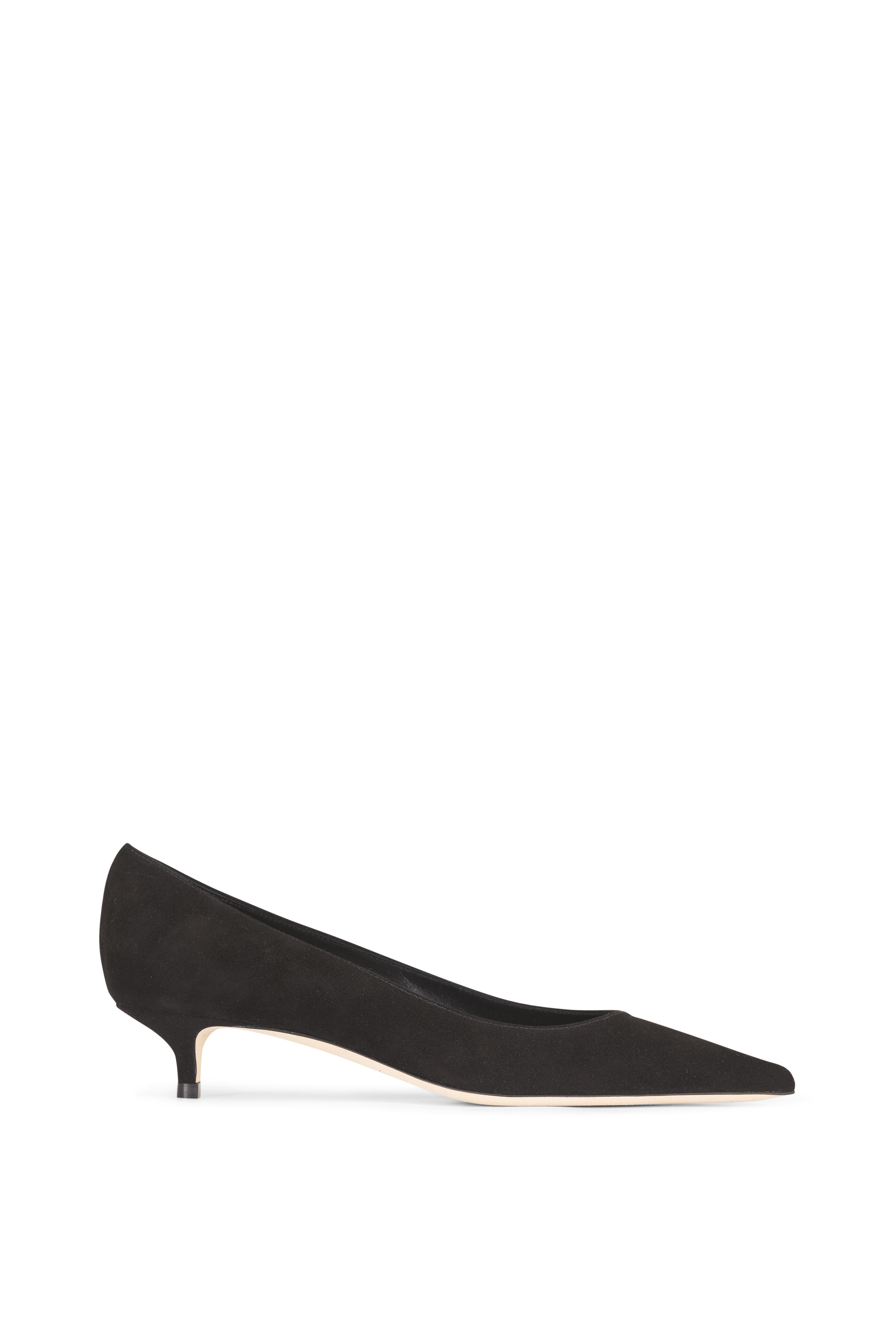Jimmy Choo - Amelia Black Suede Pump, 35mm - view 6