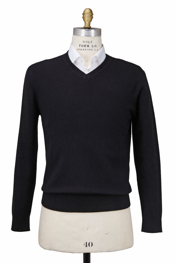 Raffi - Black Cashmere Sweater