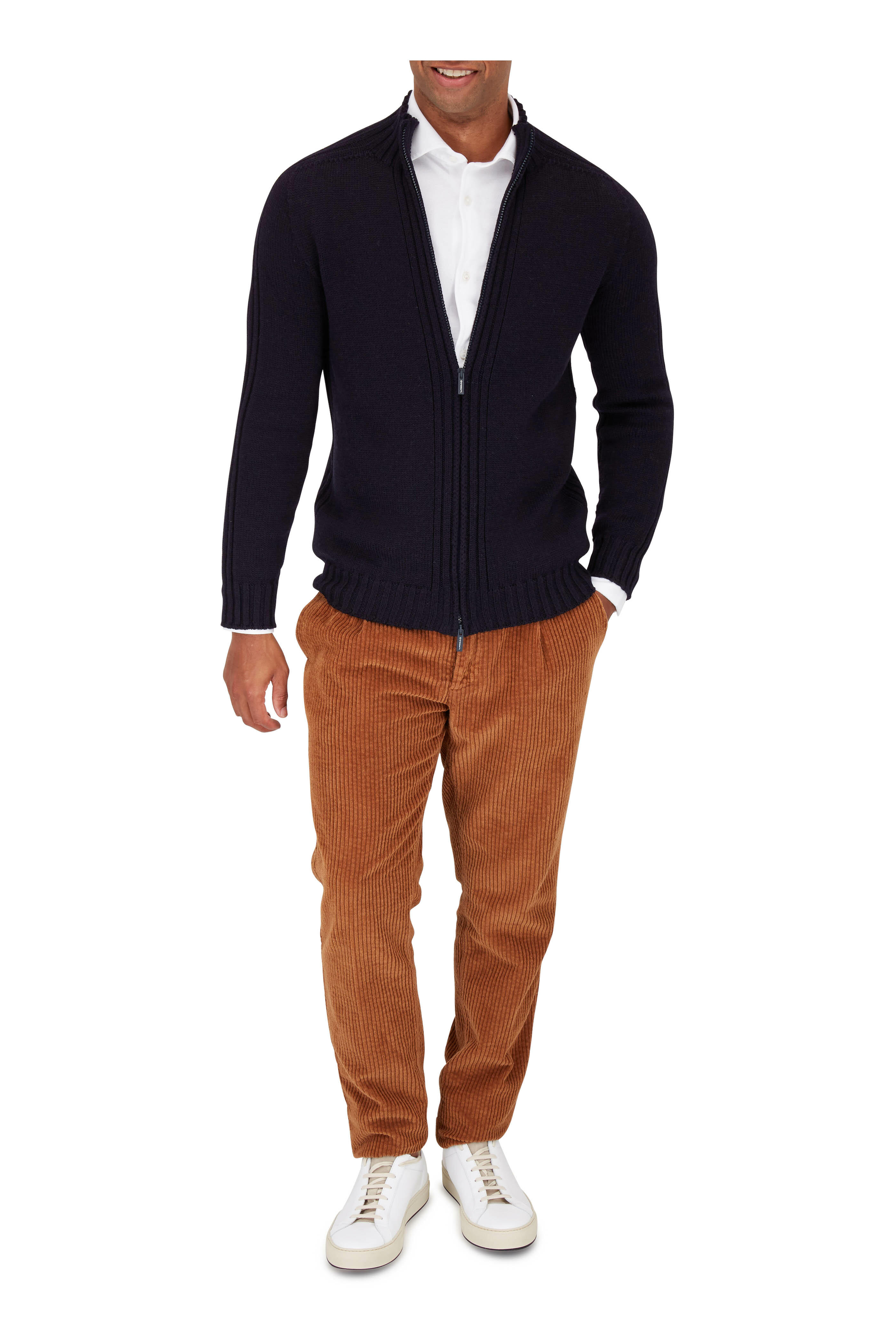 Altea - Dark Tan Wide Corduroy Pant