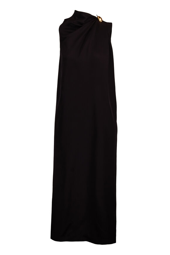 Altuzarra Jackie Black Column Maxi Dress - view 1