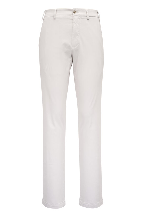 Peter Millar Signature Sateen Stone Flat Front Pant