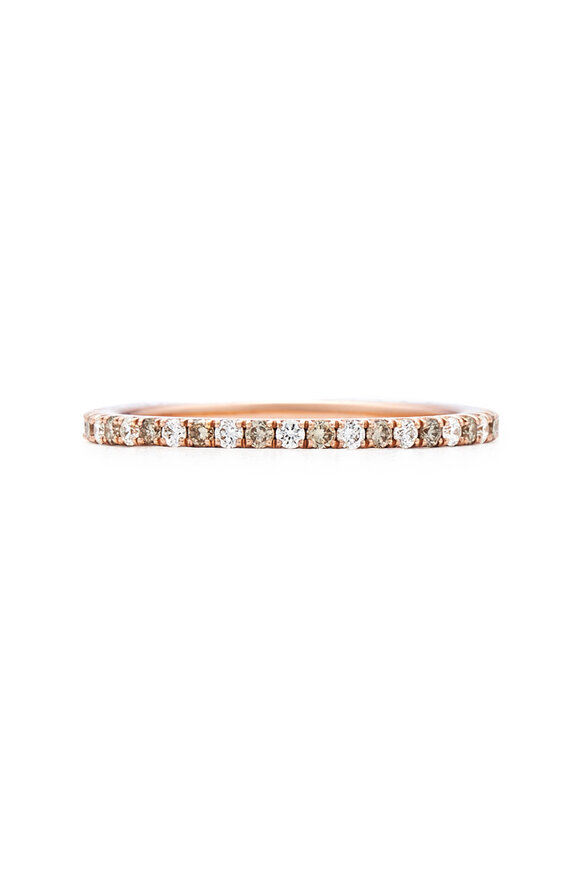 Kwiat - Pink Gold Mixed Diamond Stackable Ring