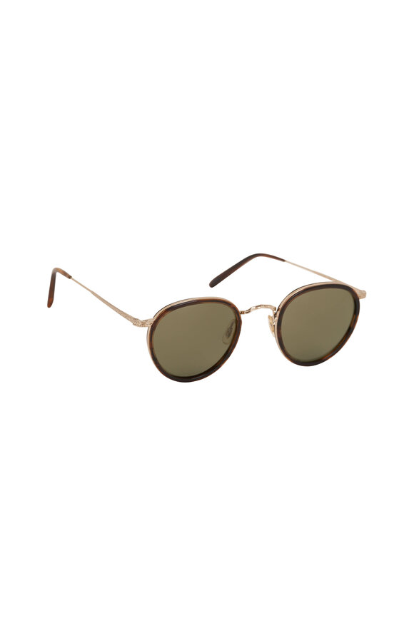 Oliver Peoples Tuscany Gold & Tortoise Sunglasses - view 1