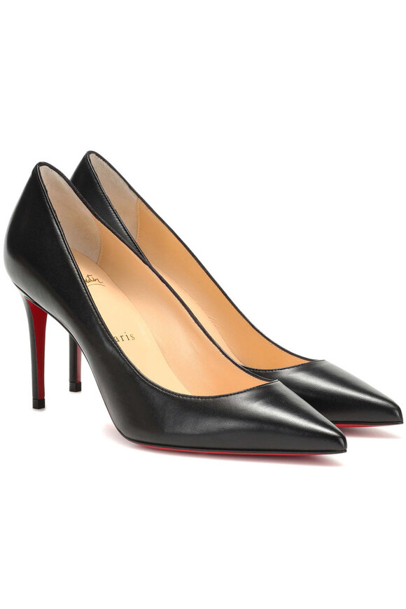 Saint Laurent - Zizi Black Patent Leather Ankle Strap Pump