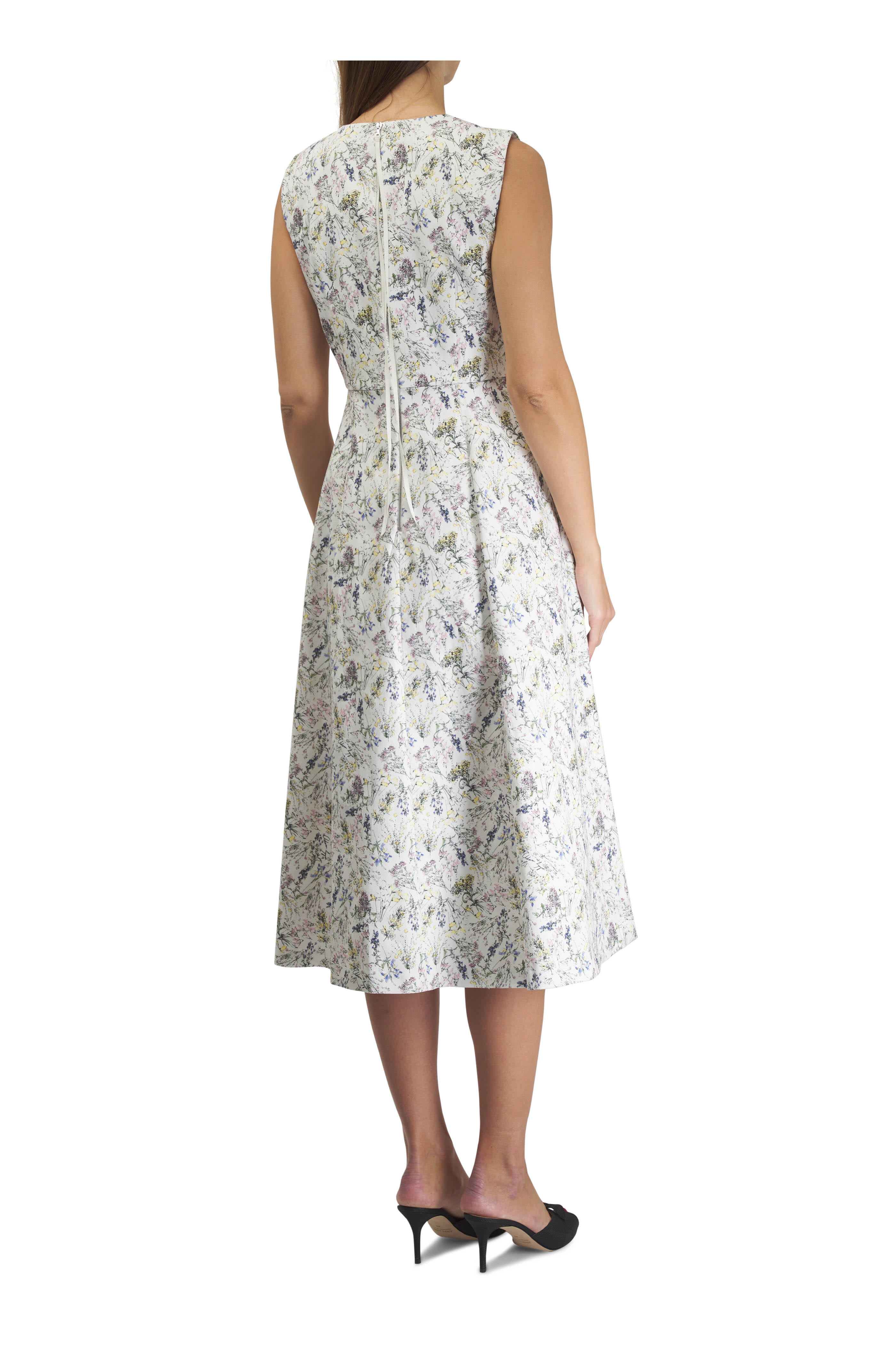 Adam Lippes - Eloise Floral Print Midi Dress