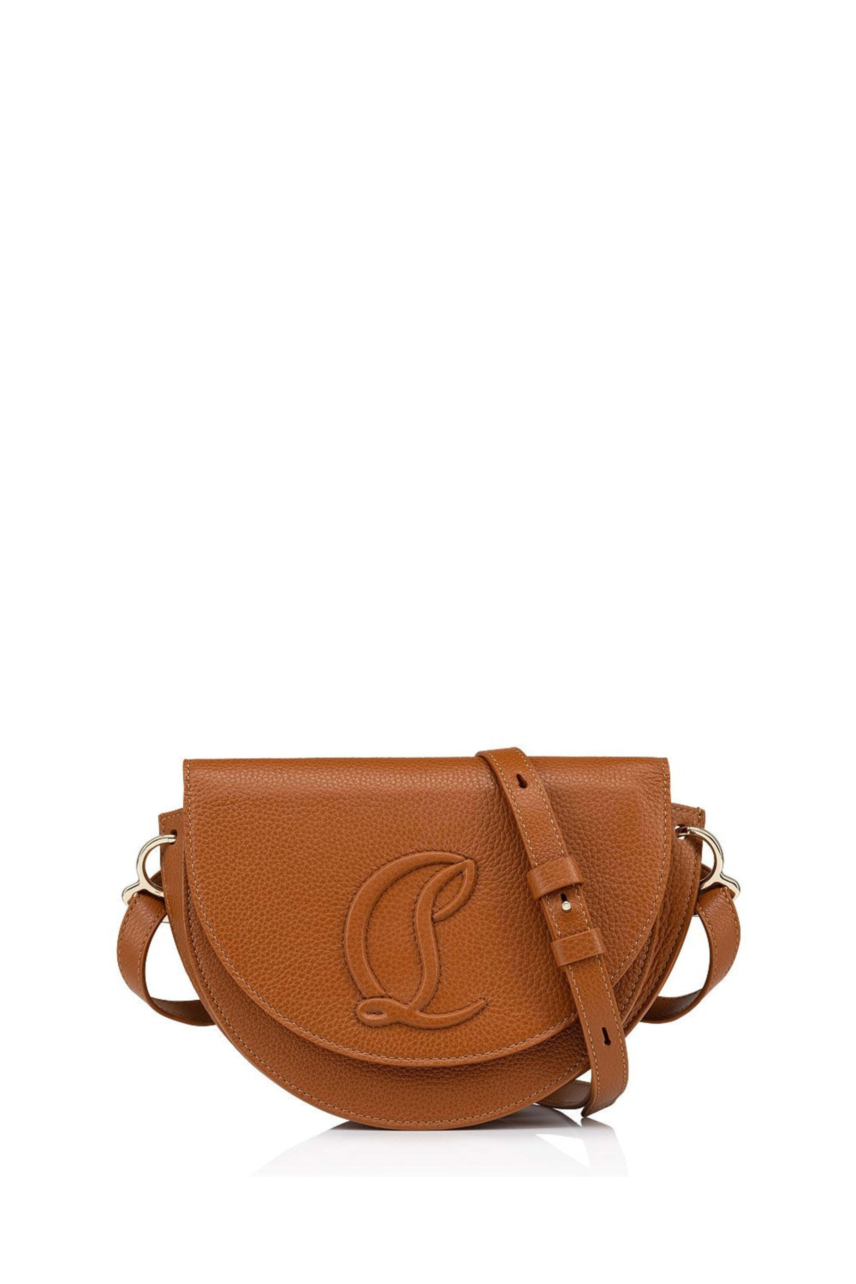 (ChristianLouboutin)By My Side クロスボディバッグ(SALE!) Christian Louboutin - By My Side Crossbody Bag in Cuoio