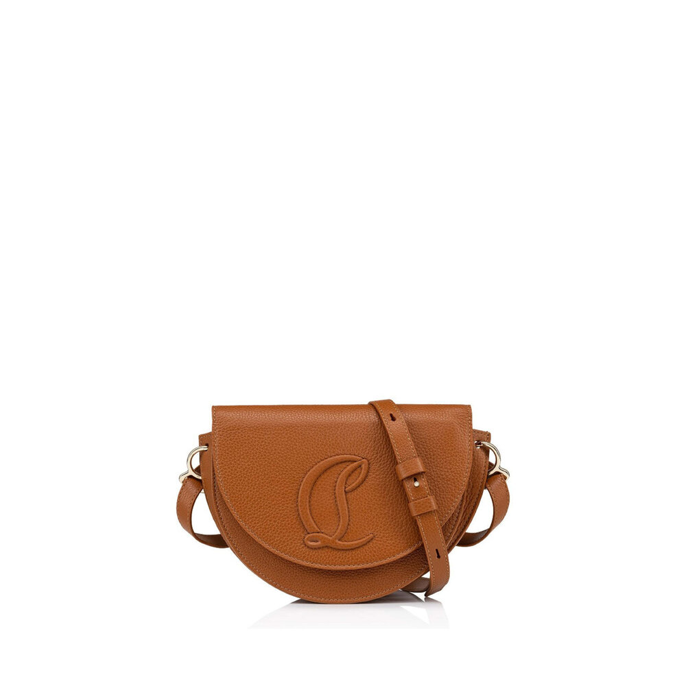 ショルダーバッグ・ポシェット CHRISTIAN LOUBOUTIN Woman Crossbody bags Brown 1255095 7051 Christian Louboutin - By My Side Crossbody Bag in Cuoio