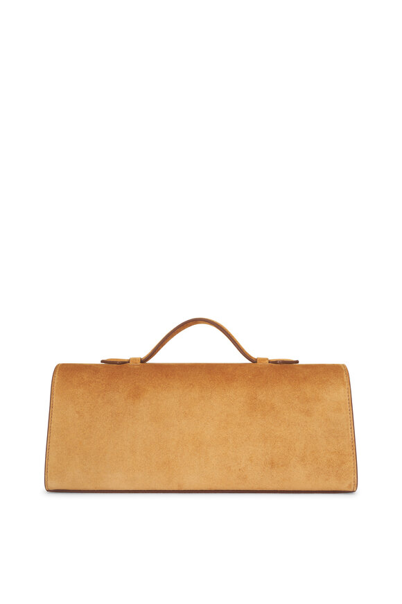 Savette Slim Symmetry Saddle Suede Top Handle Bag - view 2