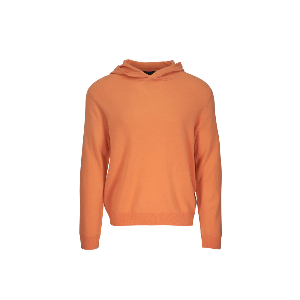 RLX Ralph Lauren - Orange Cashmere Hoodie | Mitchell Stores