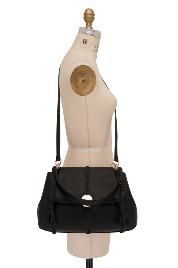 Chloé - Penelope Medium Black Soft Shoulder Bag 