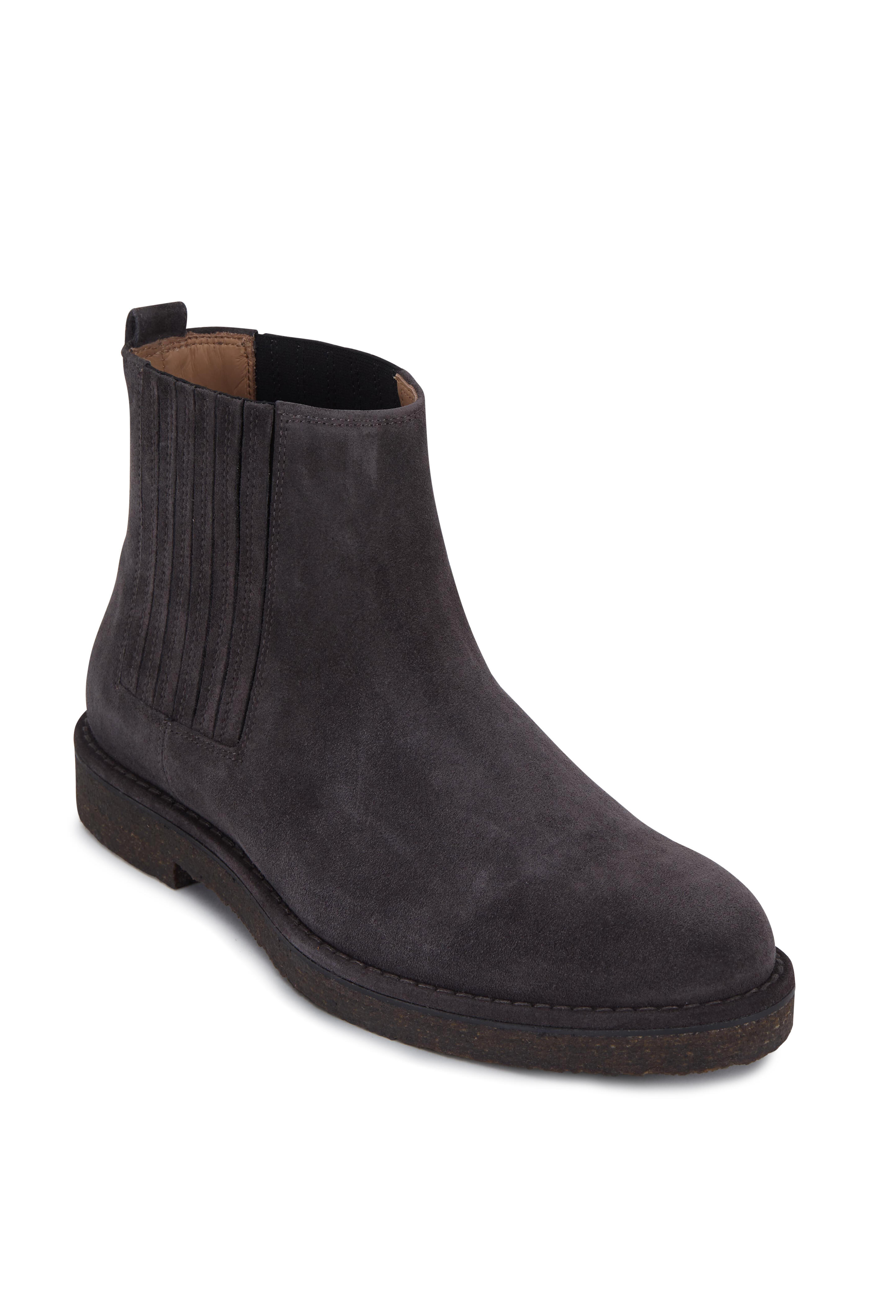 Vince - Carmine Graphite Suede Chelsea Boot
