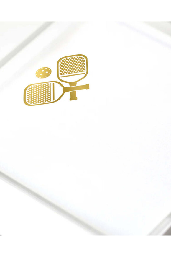Black Ink Gold Pickleball Note Pad - view 2