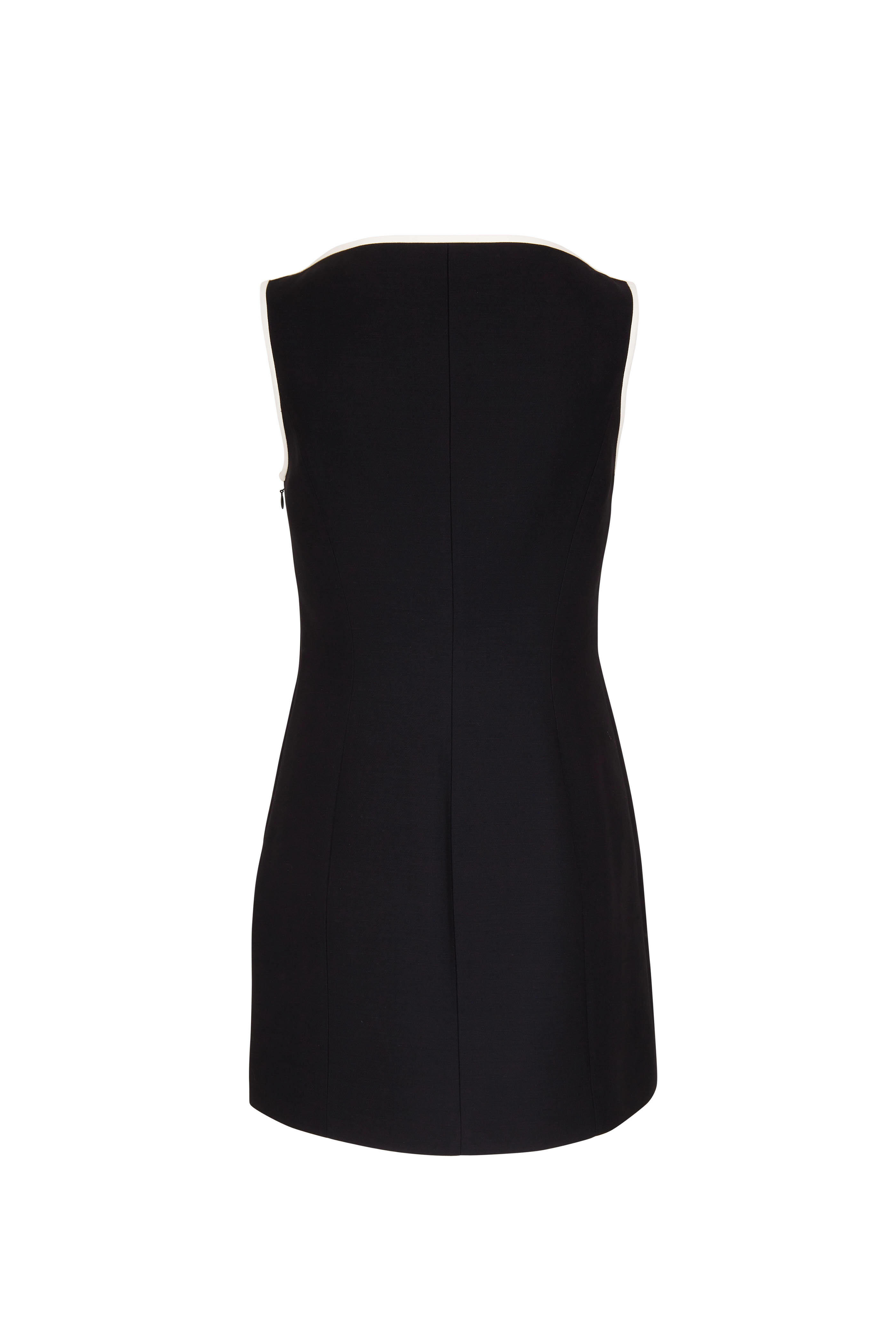 Valentino - Black Crepe Couture Mini Dress | Mitchell Stores