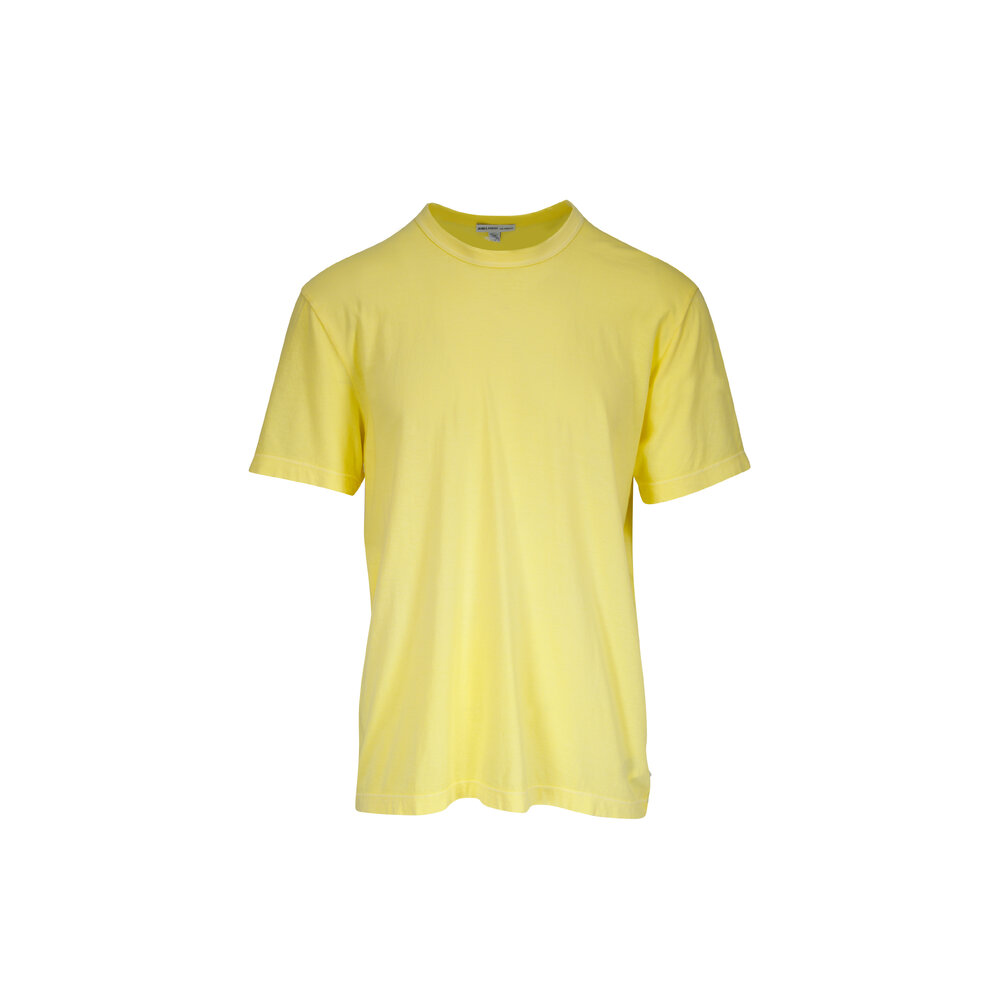 Tシャツ・カットソー JAMES PERSE Cotton t-shirt JAMES PERSE - Blue cotton t-shirt | Leam Roma - Luxury