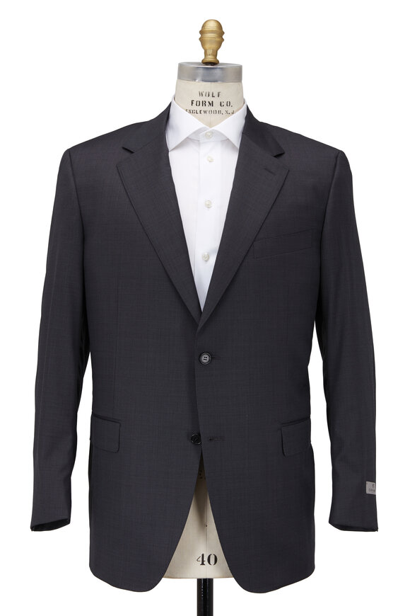 Canali - Charcoal Gray Wool Suit