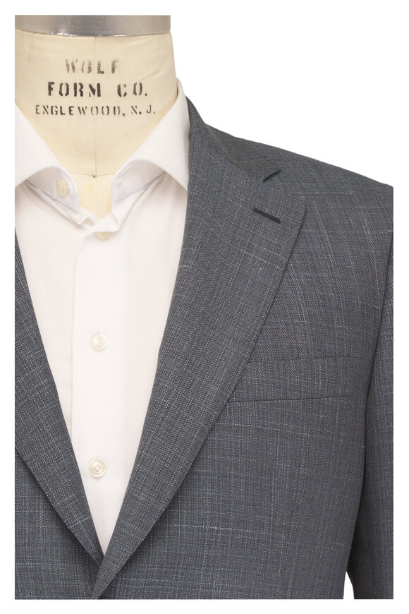 Brioni Gray & Green Plaid Sportcoat - view 1