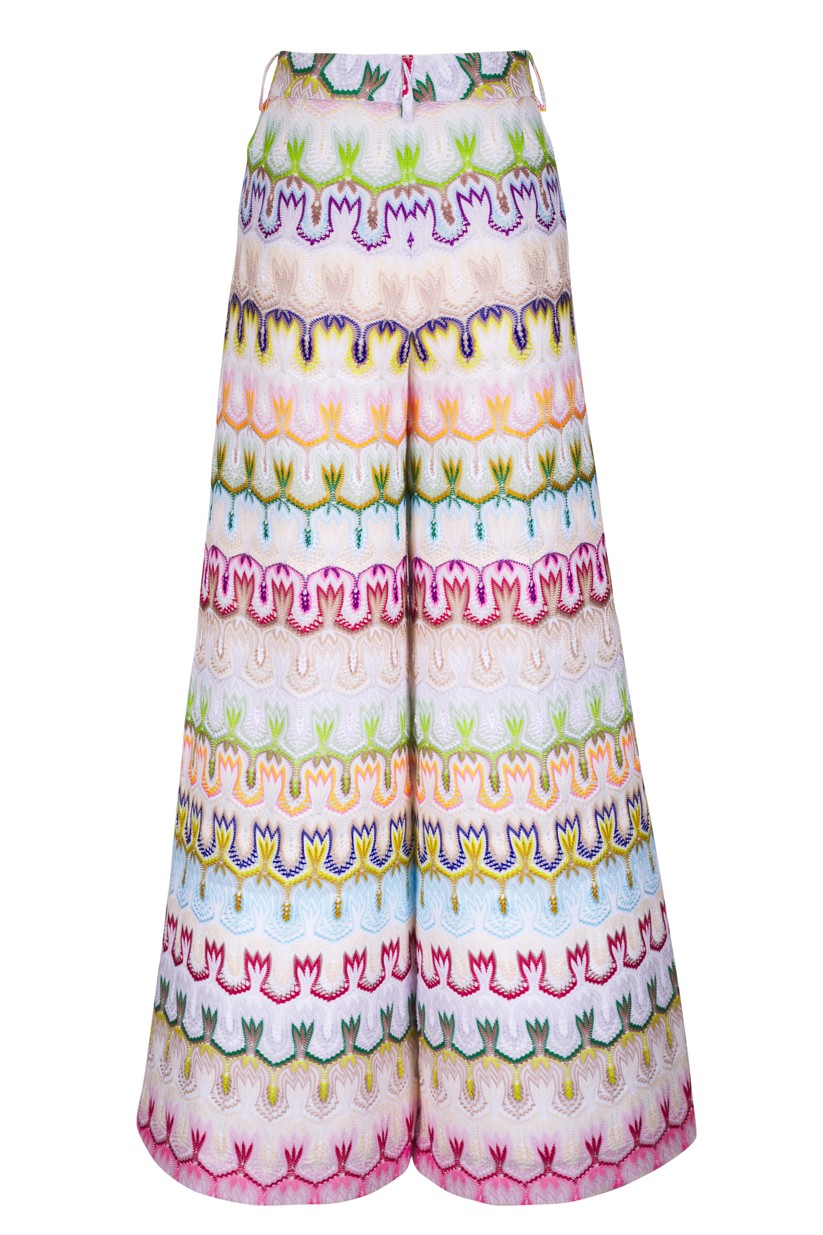 Missoni - Multicolor Textured Wide Leg Pant