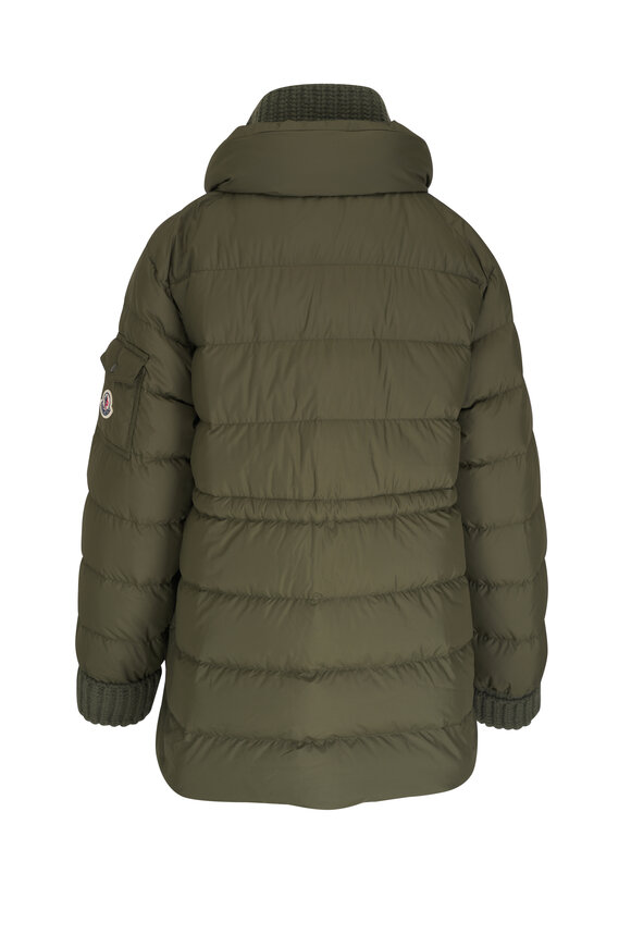 Moncler - Baux Olive Green Down Jacket 