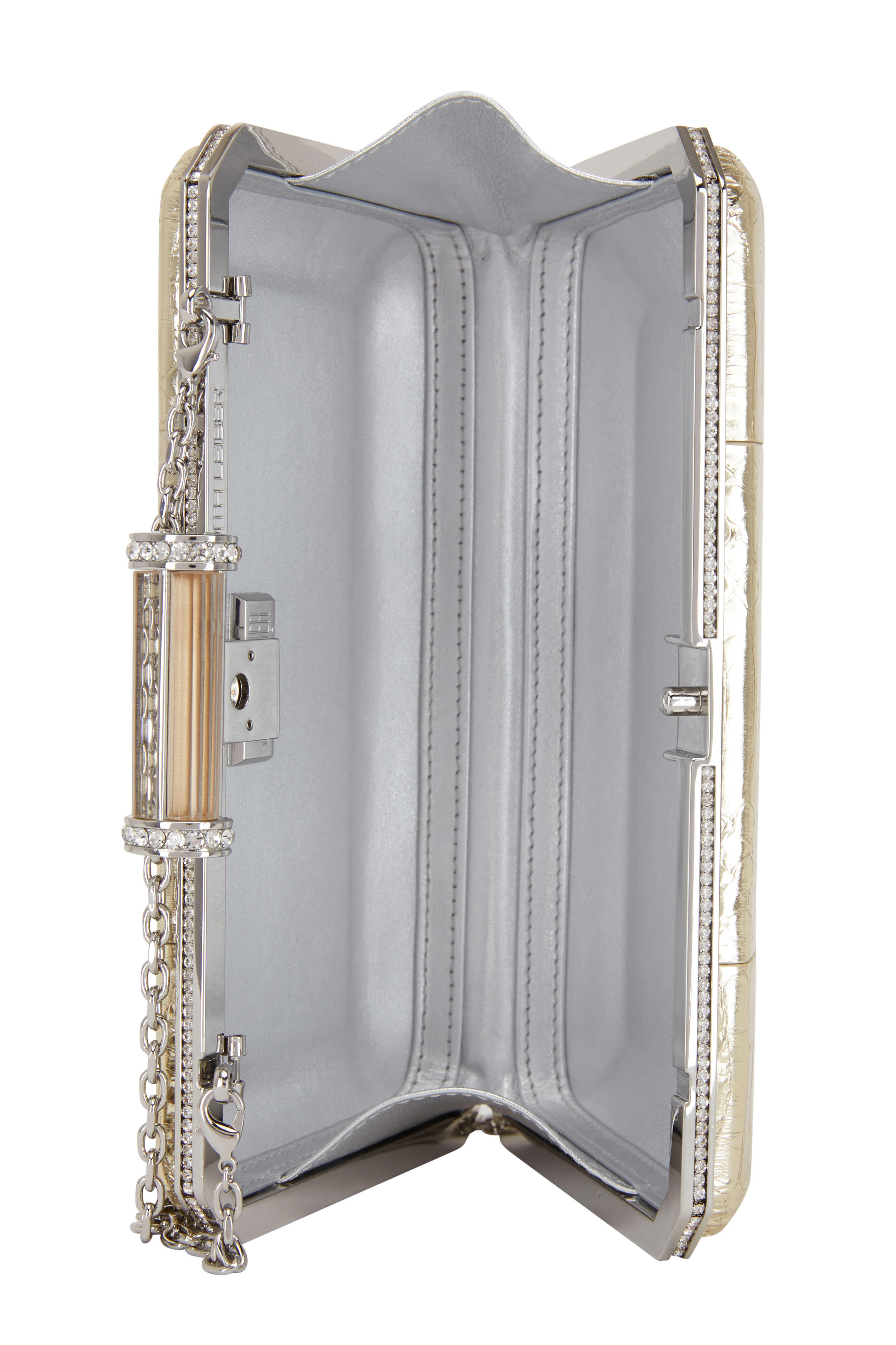 Judith Leiber Couture Women's Rose Crystal Clutch - Champagne