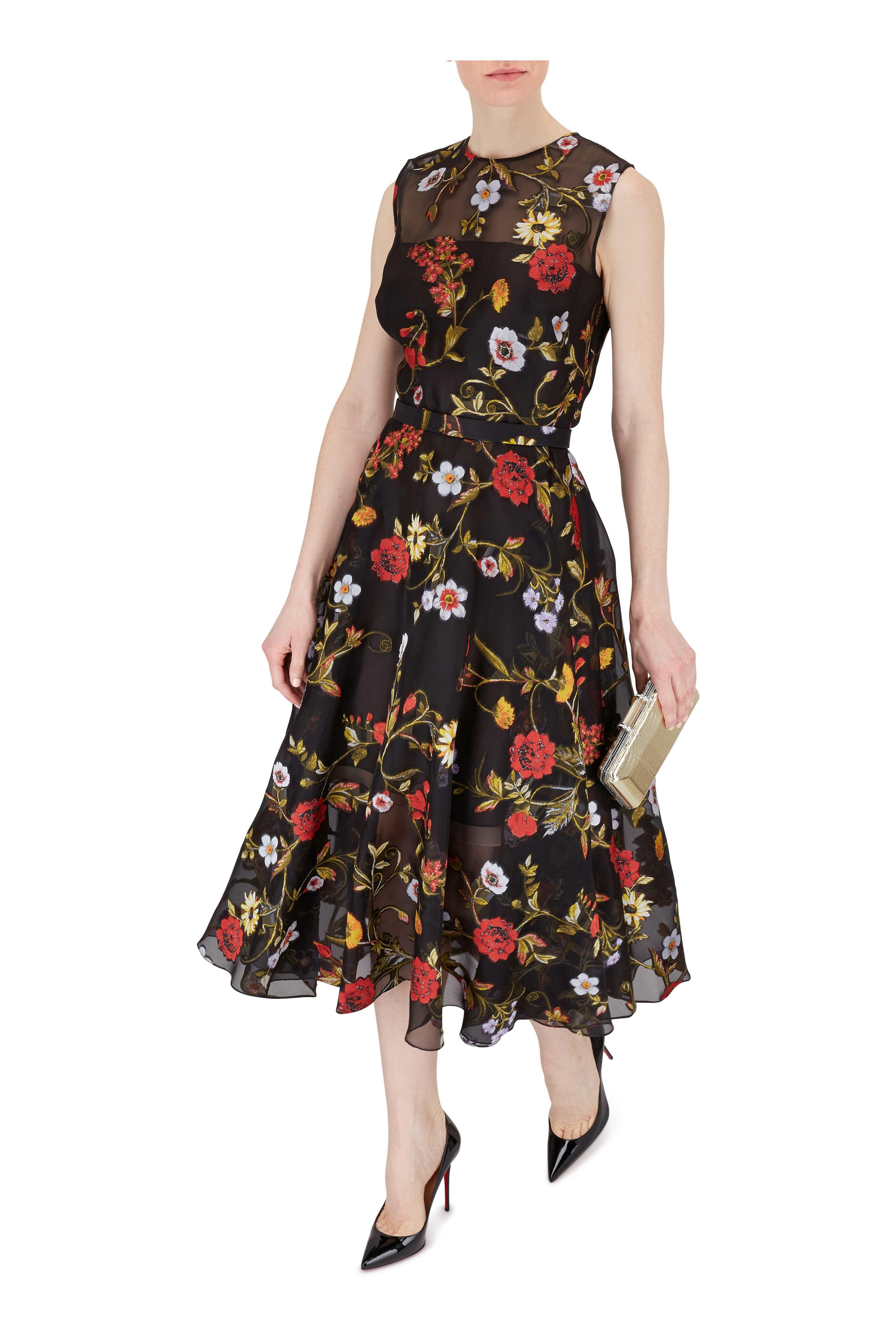 【Herlipto】Le Negresco Floral Dress Fubail / Le Negresco Floral Dress