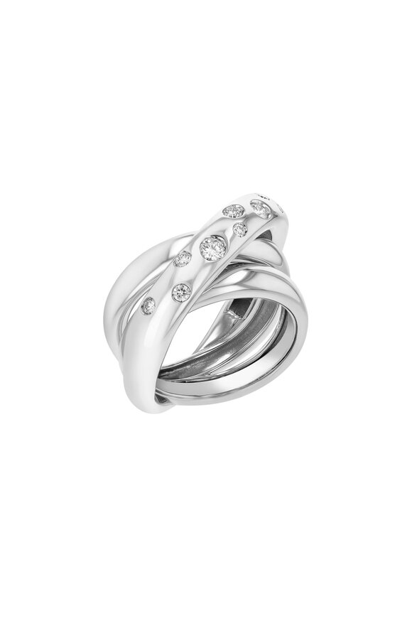 Pesavento Elegance Tri Layered Ring - view 2