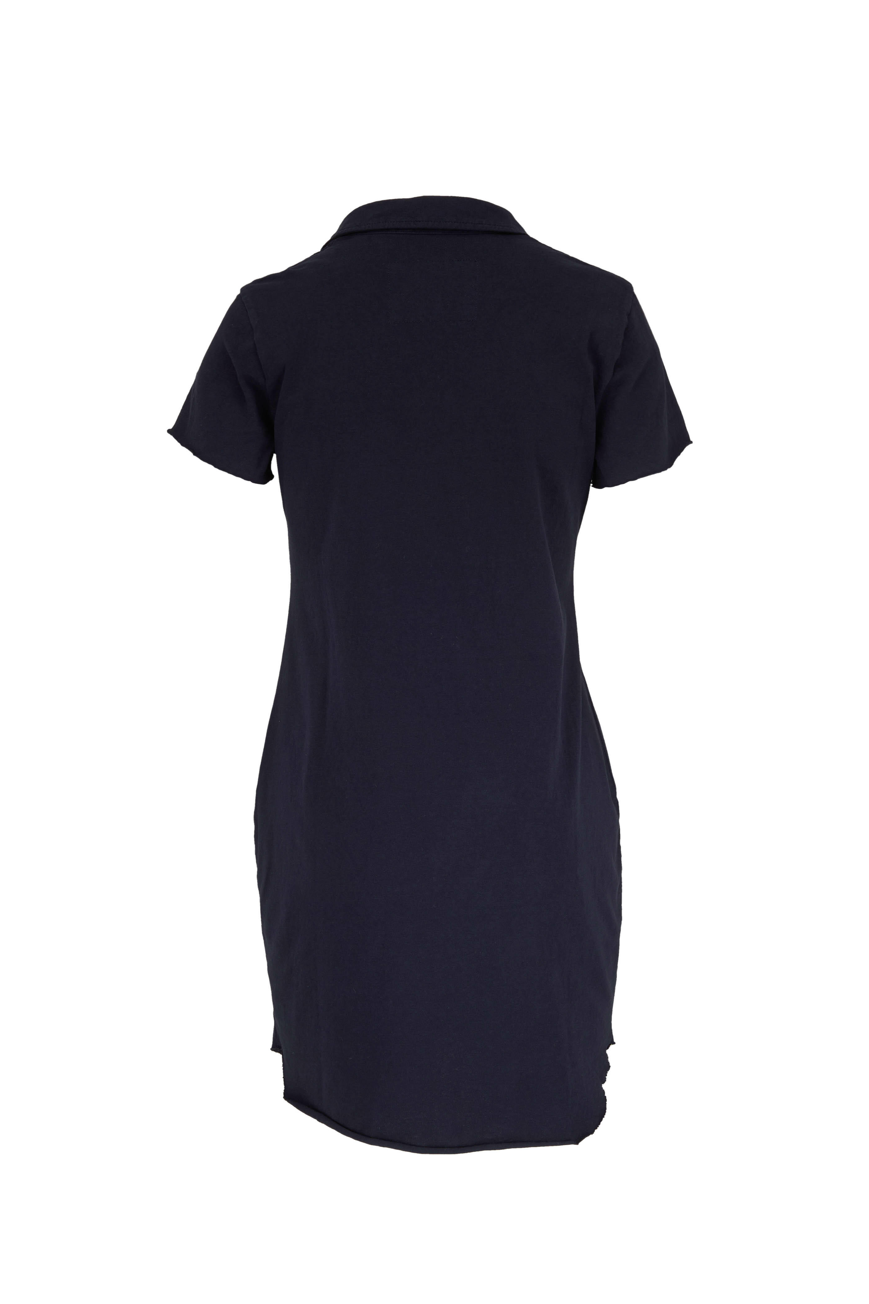 Frank & Eileen - Navy Short Sleeve Polo Dress | Mitchell Stores