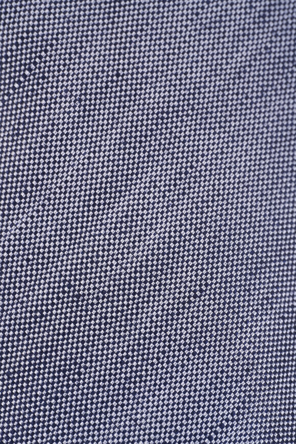 Zegna Slate Blue Linen & Silk Necktie - view 2