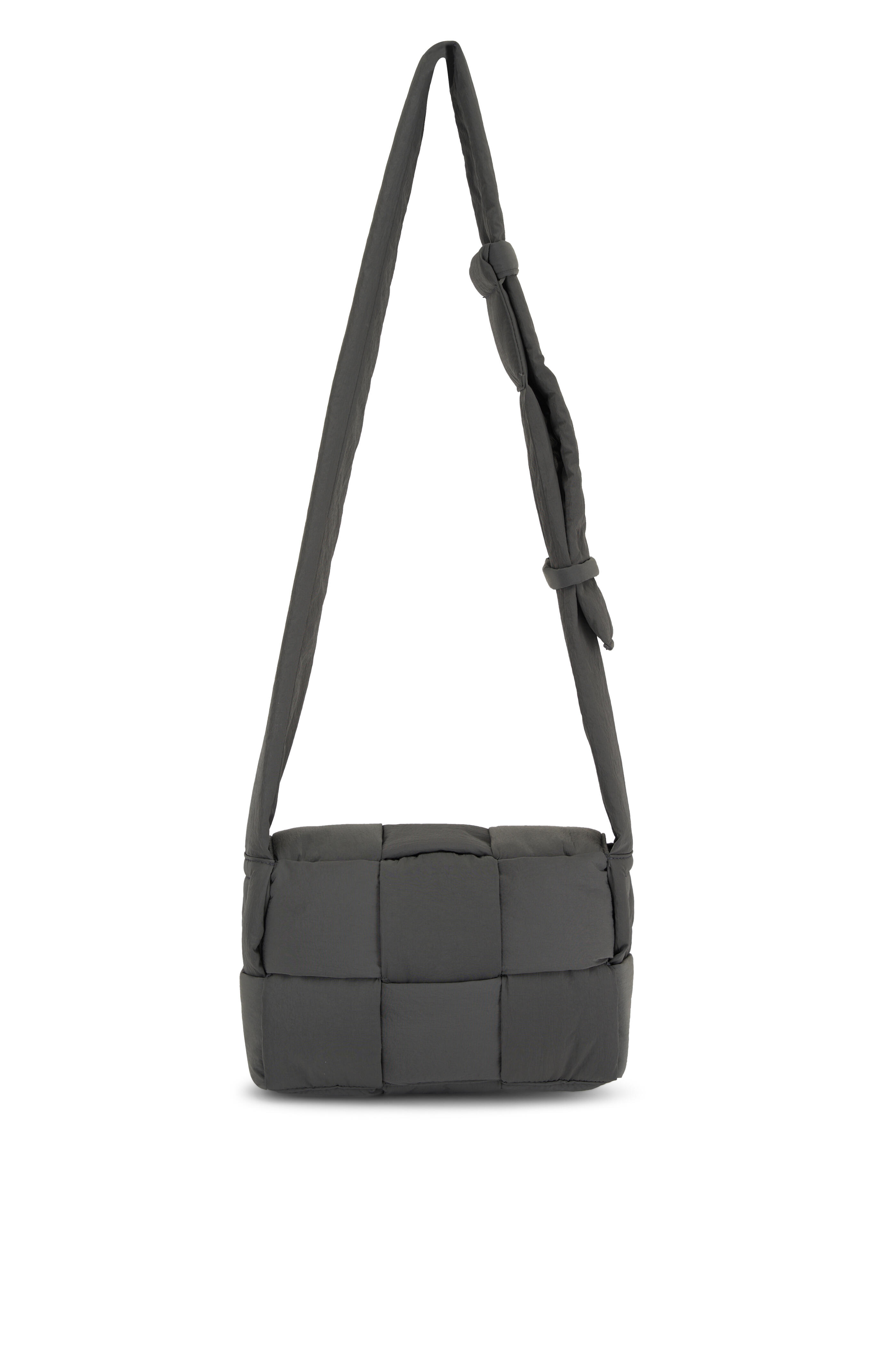 Bottega Veneta - Small Padded Tech Cassette Graphite