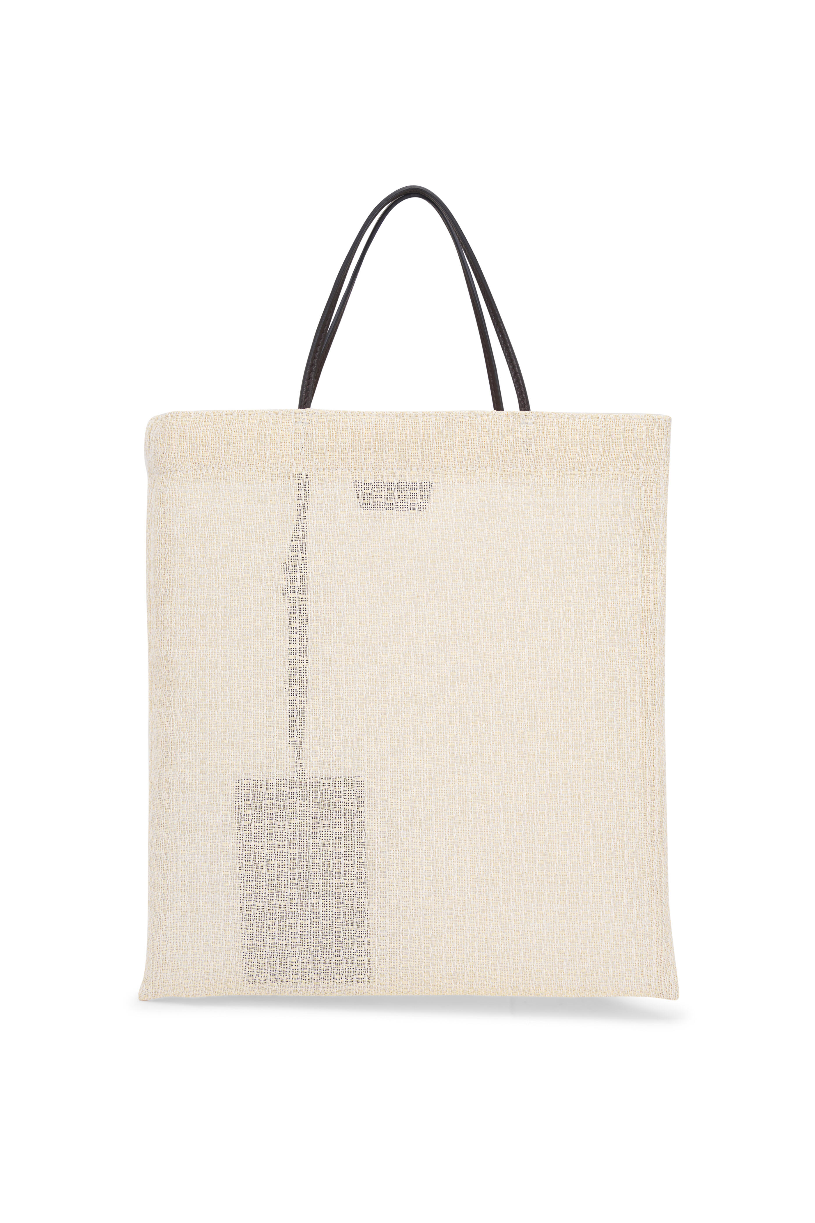 国内完売★THE ROW Barn ivory mesh tote bag THE ROW Barn leather-trimmed mesh tote | NET-A-PORTER