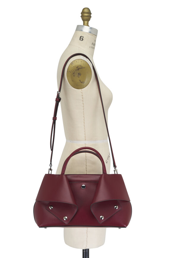 Totême Small Mercer Cherry Leather Tote - view 5