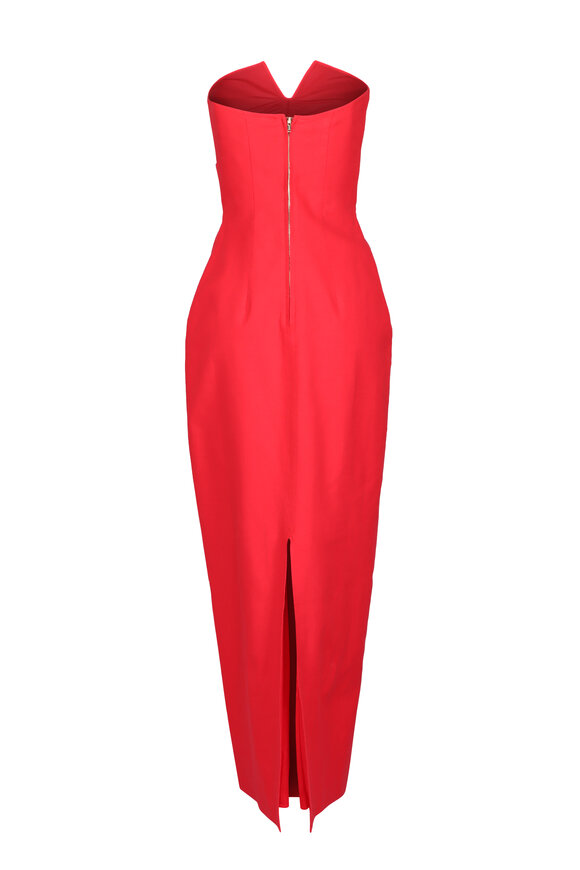 Oroton Red Bodice Maxi Dress - view 2