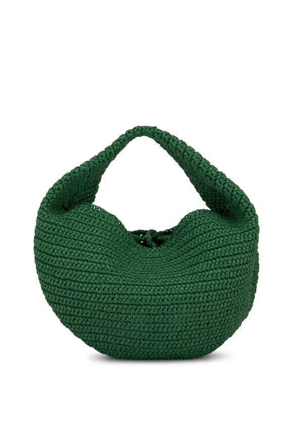 Khaite Medium Olivia Forest Green Hobo Bag 