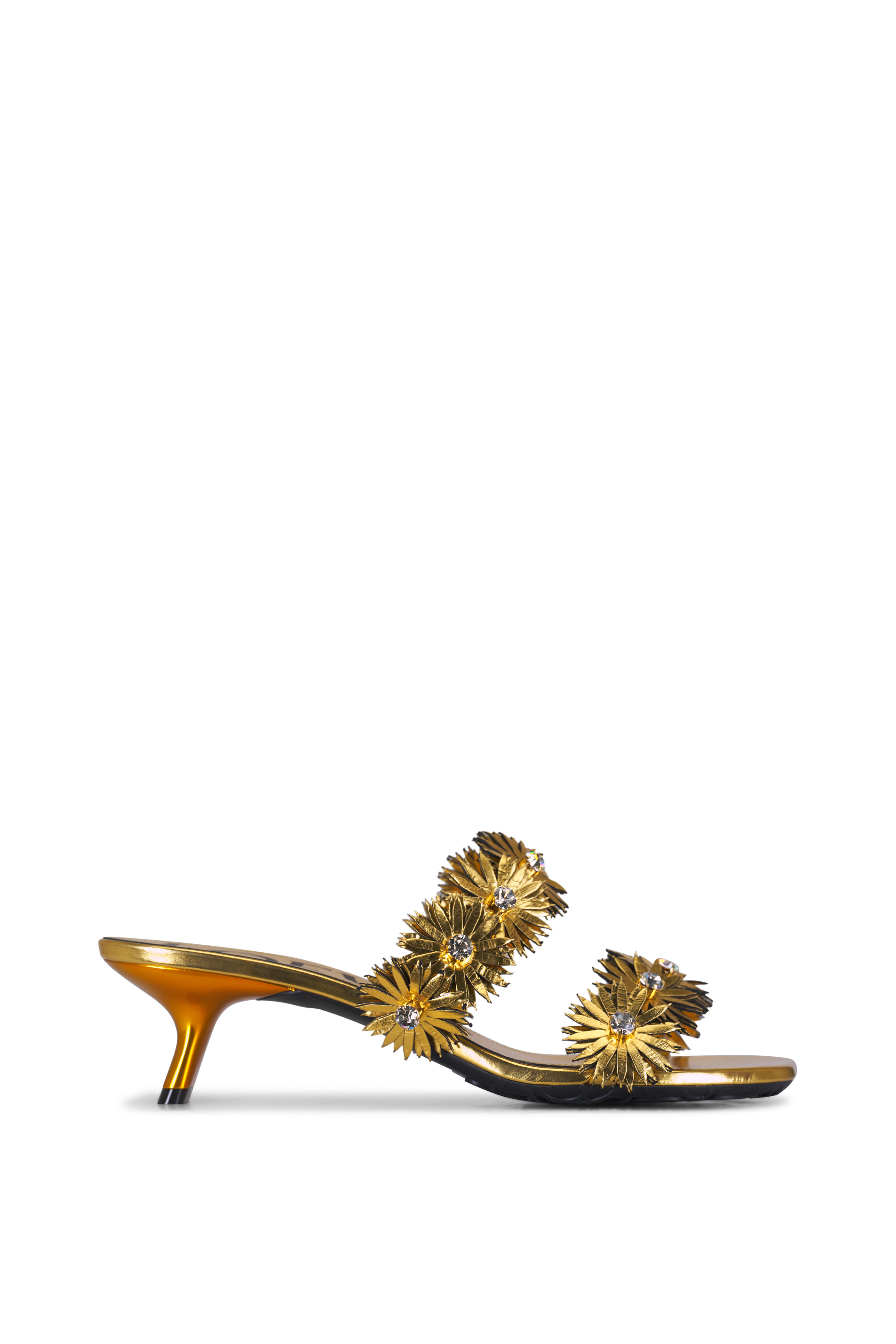 Loewe - Gold Petal Double Strap Sandal, 45mm