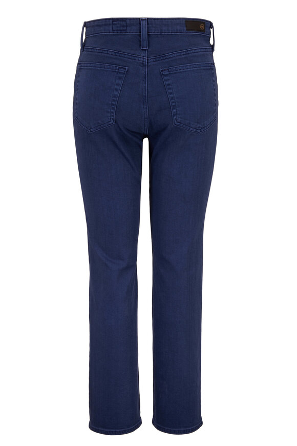 AG - The Isabelle High-Rise Button Straight Crop Jean