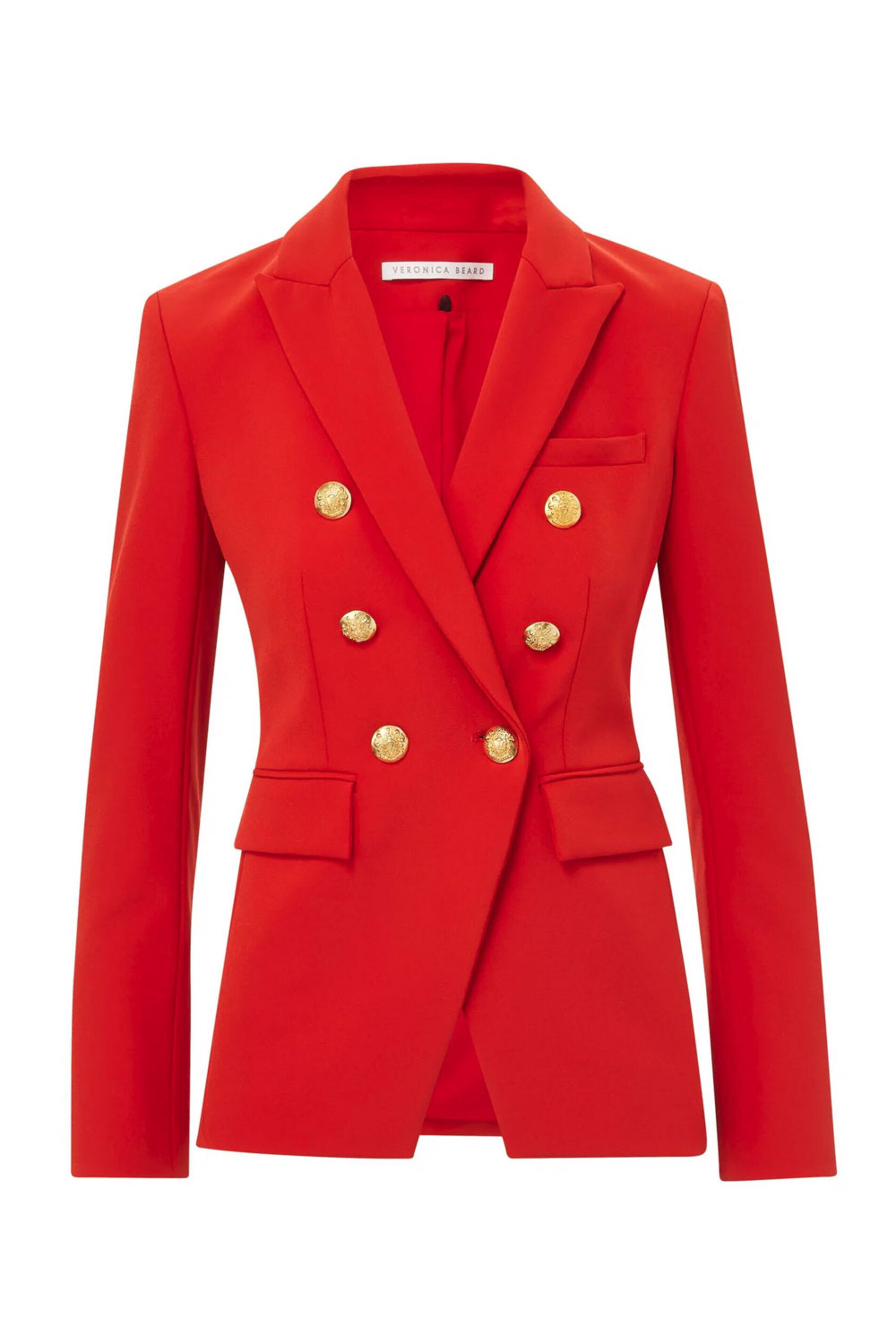 Veronica Beard - Red Flame Miller Dickey Jacket