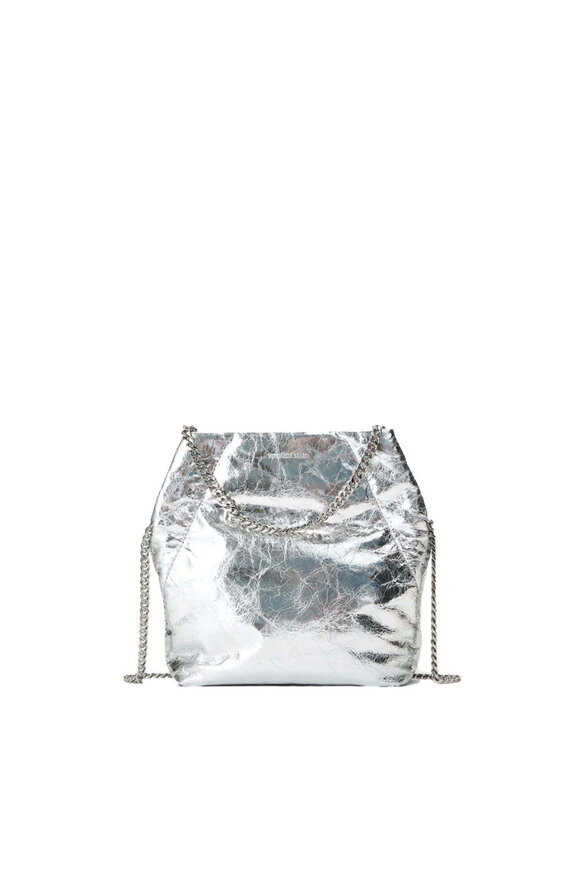The Row - Half Moon Stone Leather Shoulder Bag | Mitchell Stores